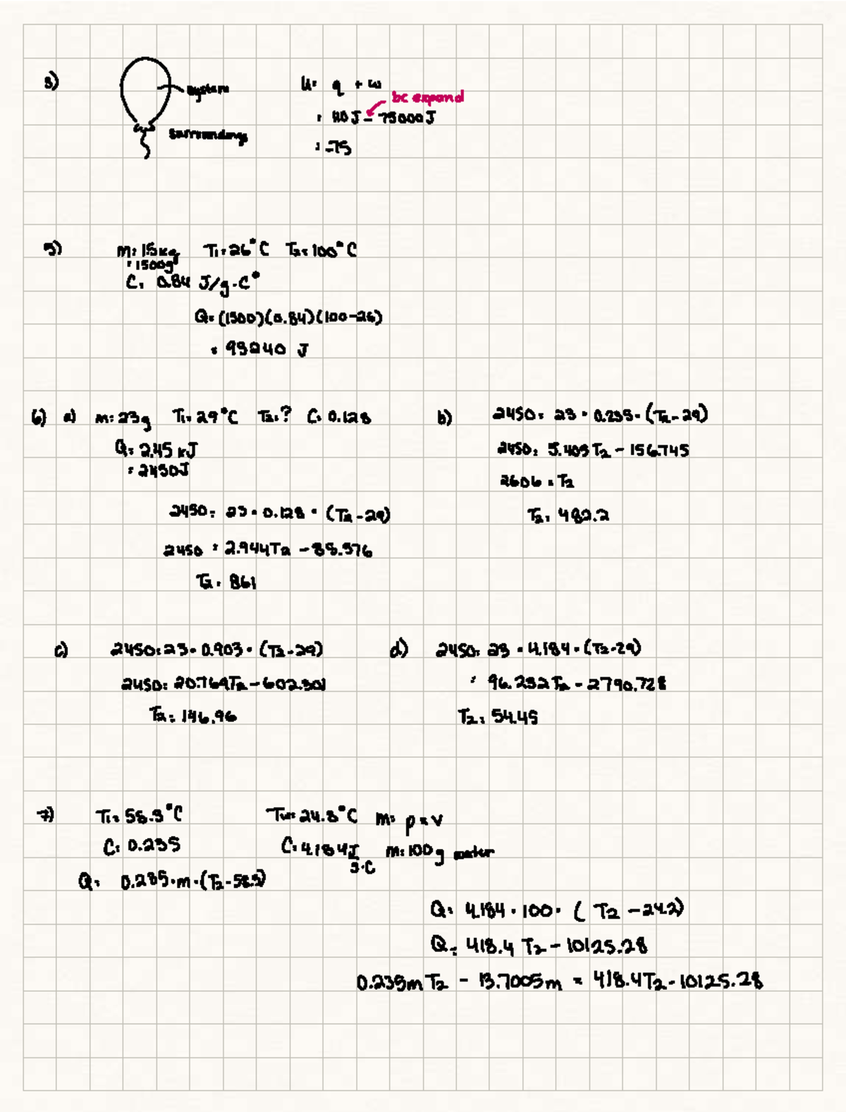 Homework 1: Thermodynamics Calculations and Data Analysis - Studocu