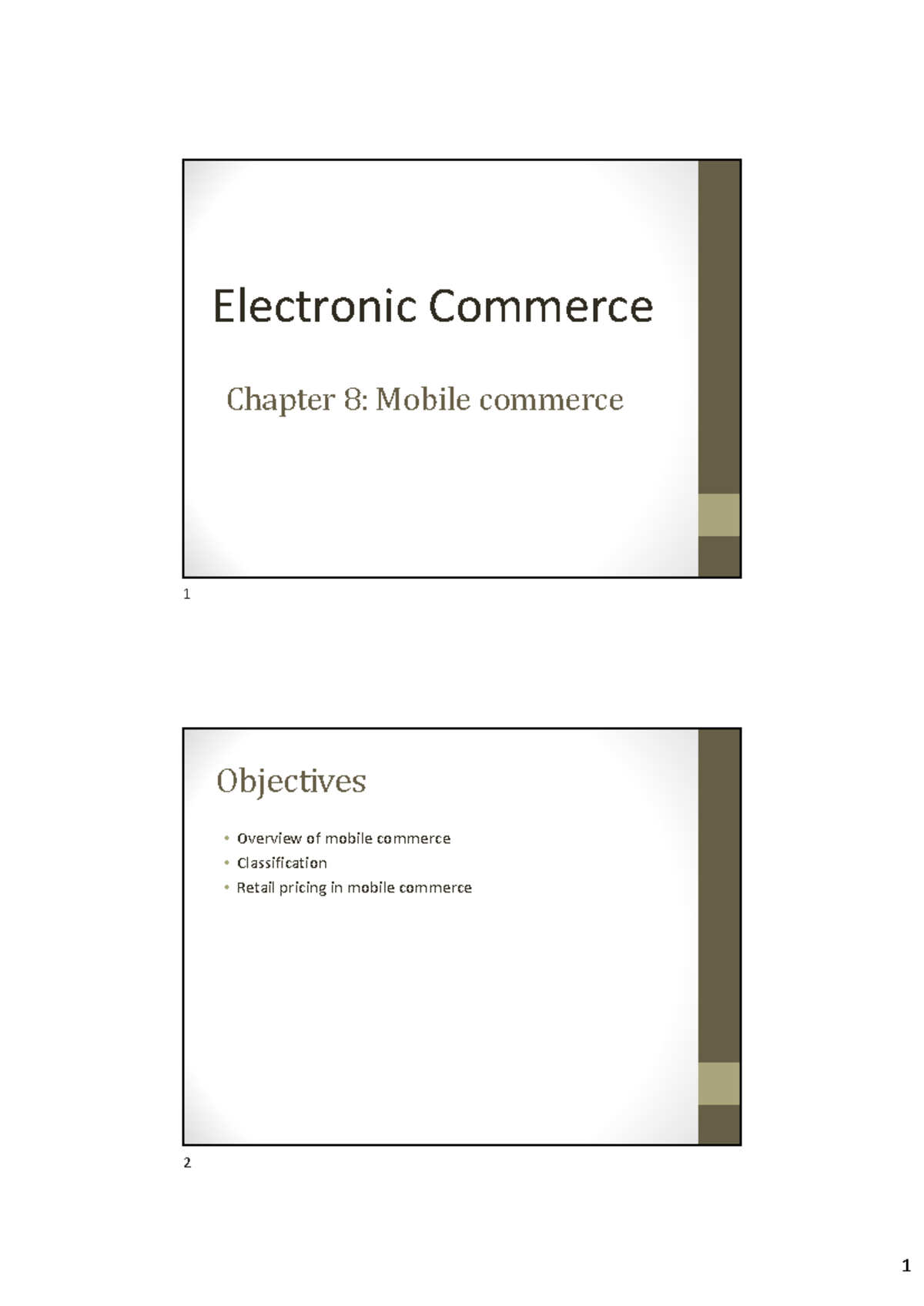 Chapter 8 - Lecture notes 8 - E-Commerce - HCMC University of ...