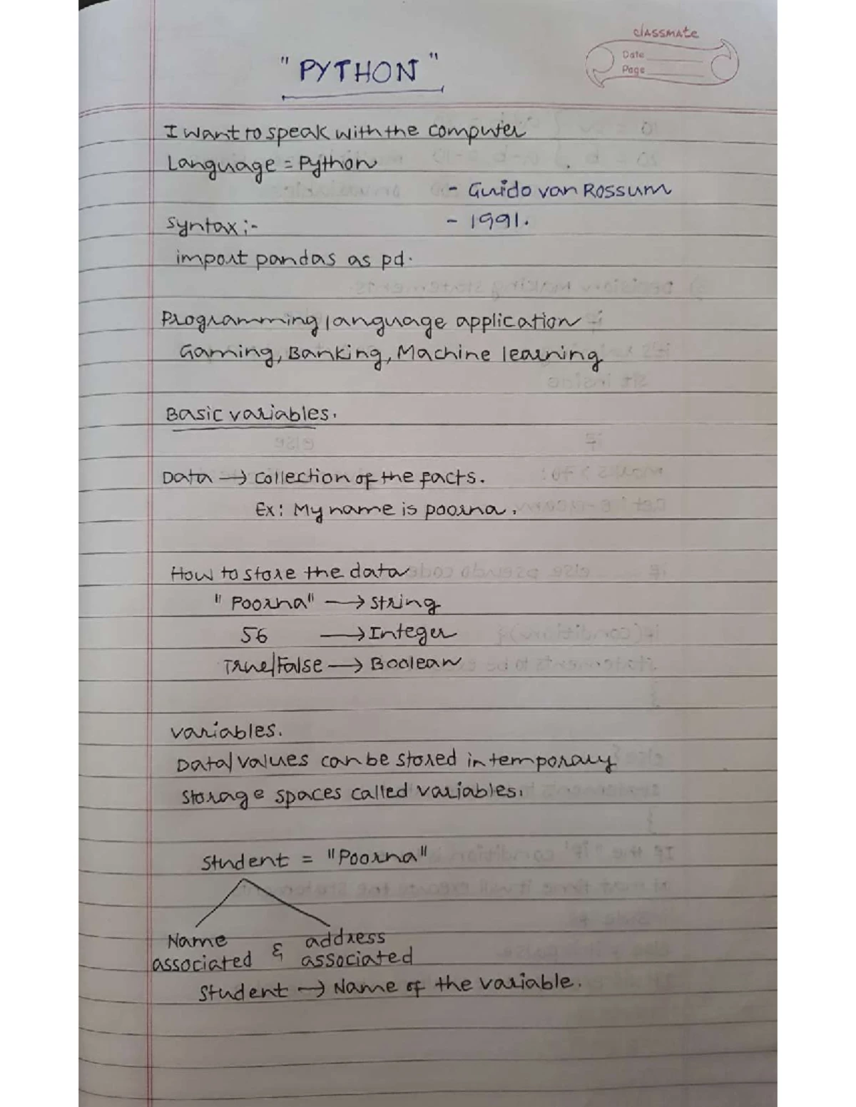 Lecture Notes on Programming for Problem Solving (KCS-101/KCS-201 ...