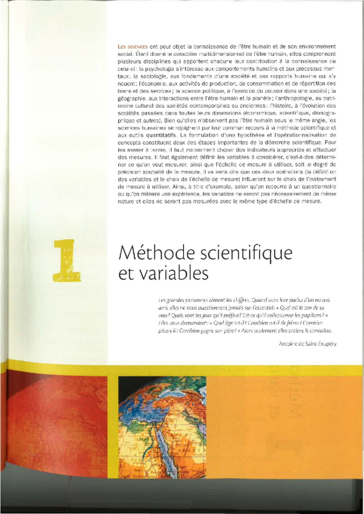 Méthode Scientifique et Variables en Sciences Humaines (AMY 101) - Studocu