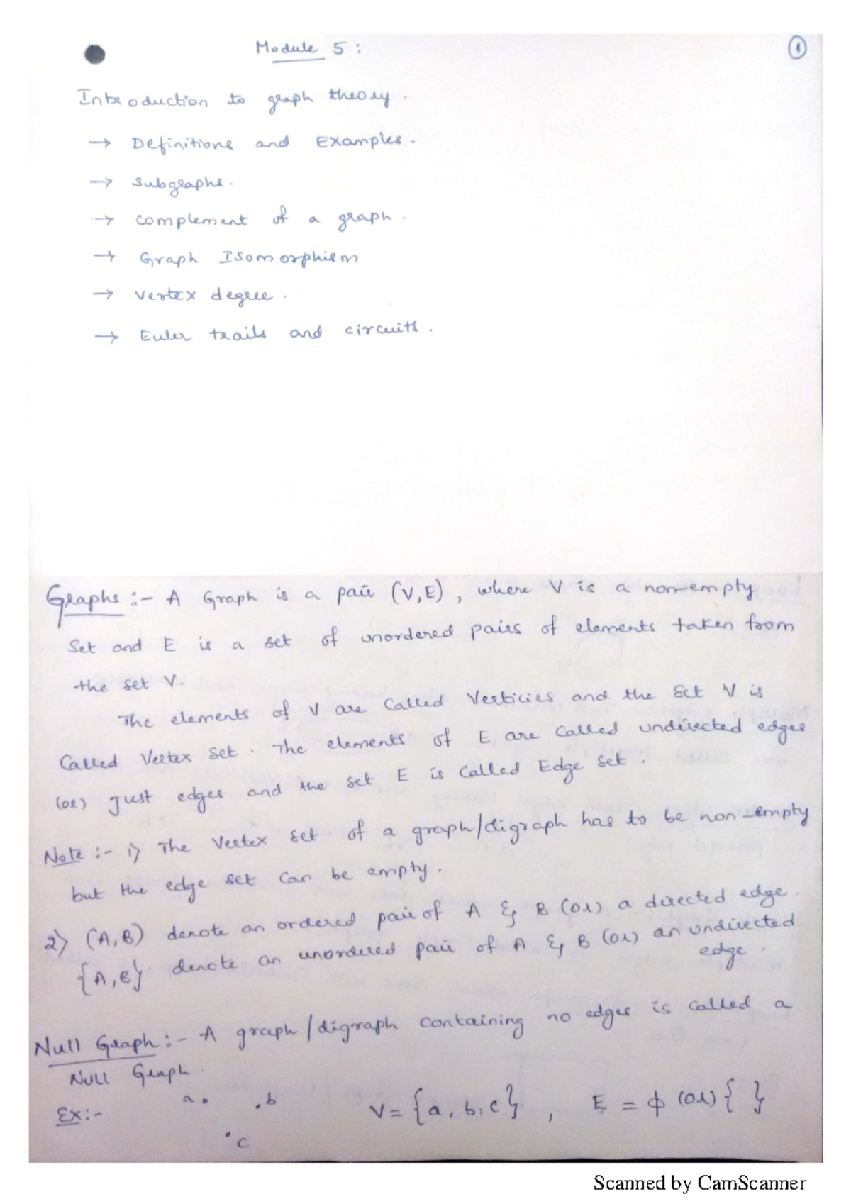 DMS Mod5@Az Documents - nothing - Module 5 : I Introduction to graph ...