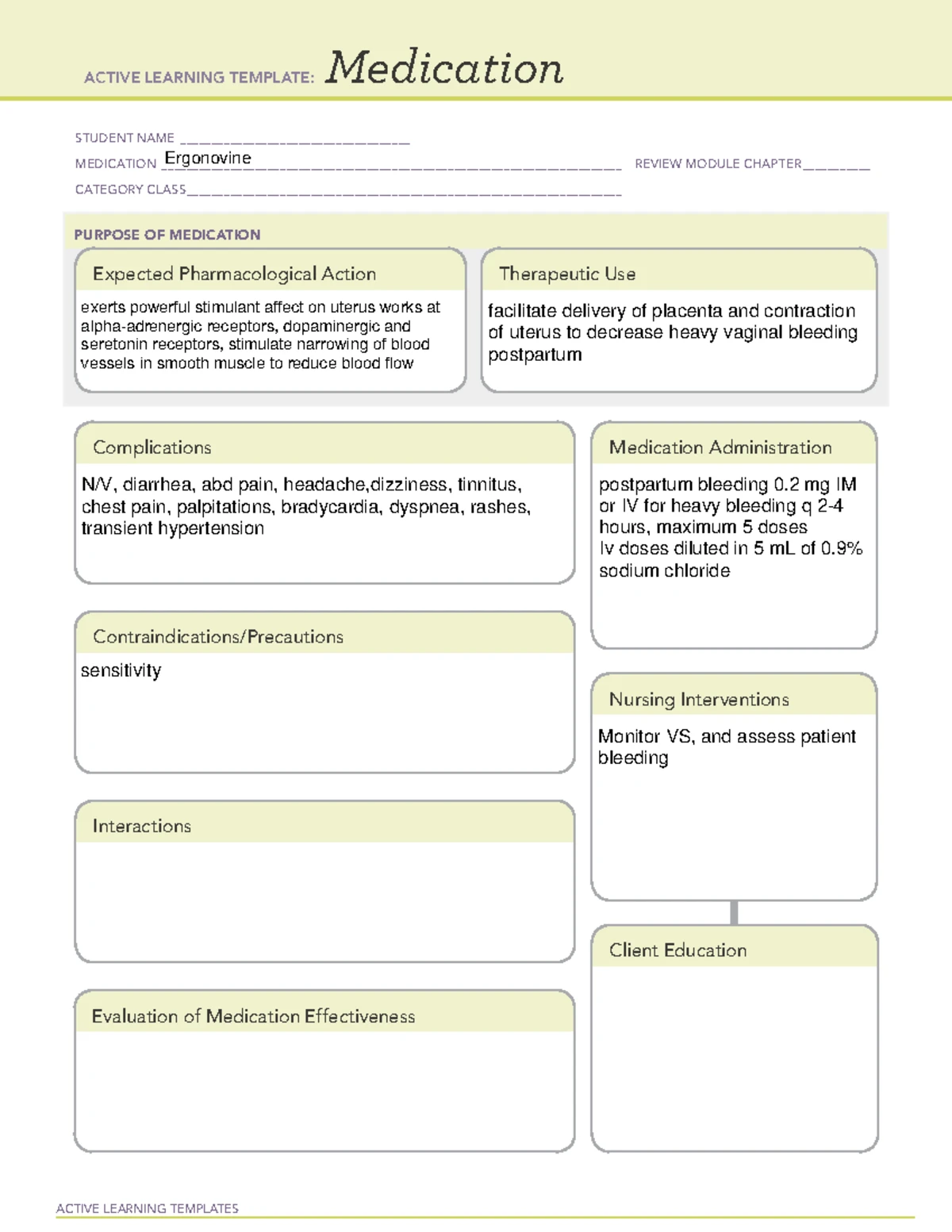 Cytotec - medcard - ACTIVE LEARNING TEMPLATES THERAPEUTIC PROCEDURE A ...