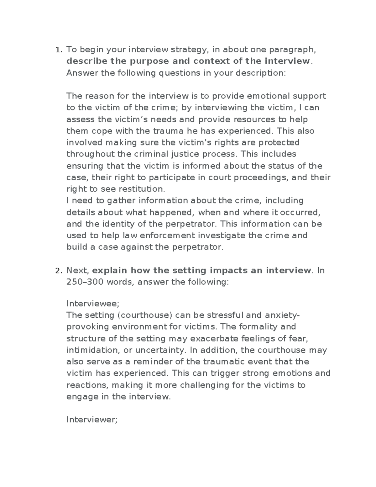 Communications Skills Module 8: Interview Strategies and Techniques ...