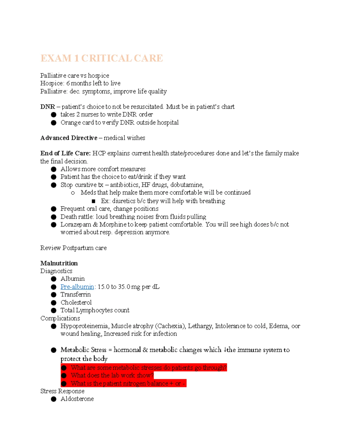 Exam 2 - Exam 2 Study Guide - Student Overview Connor Morgan ID: D ...
