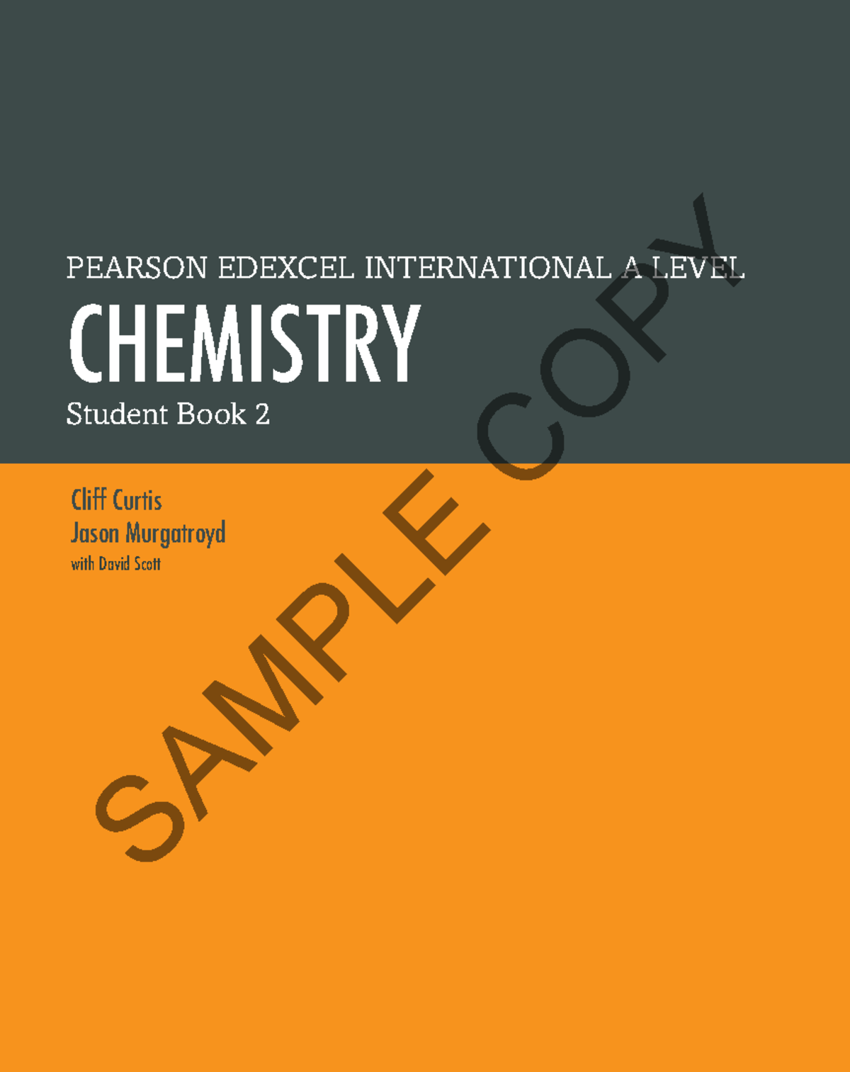 International A Level Chemistry IAL Student Book 2 Sample Exam Guide ...