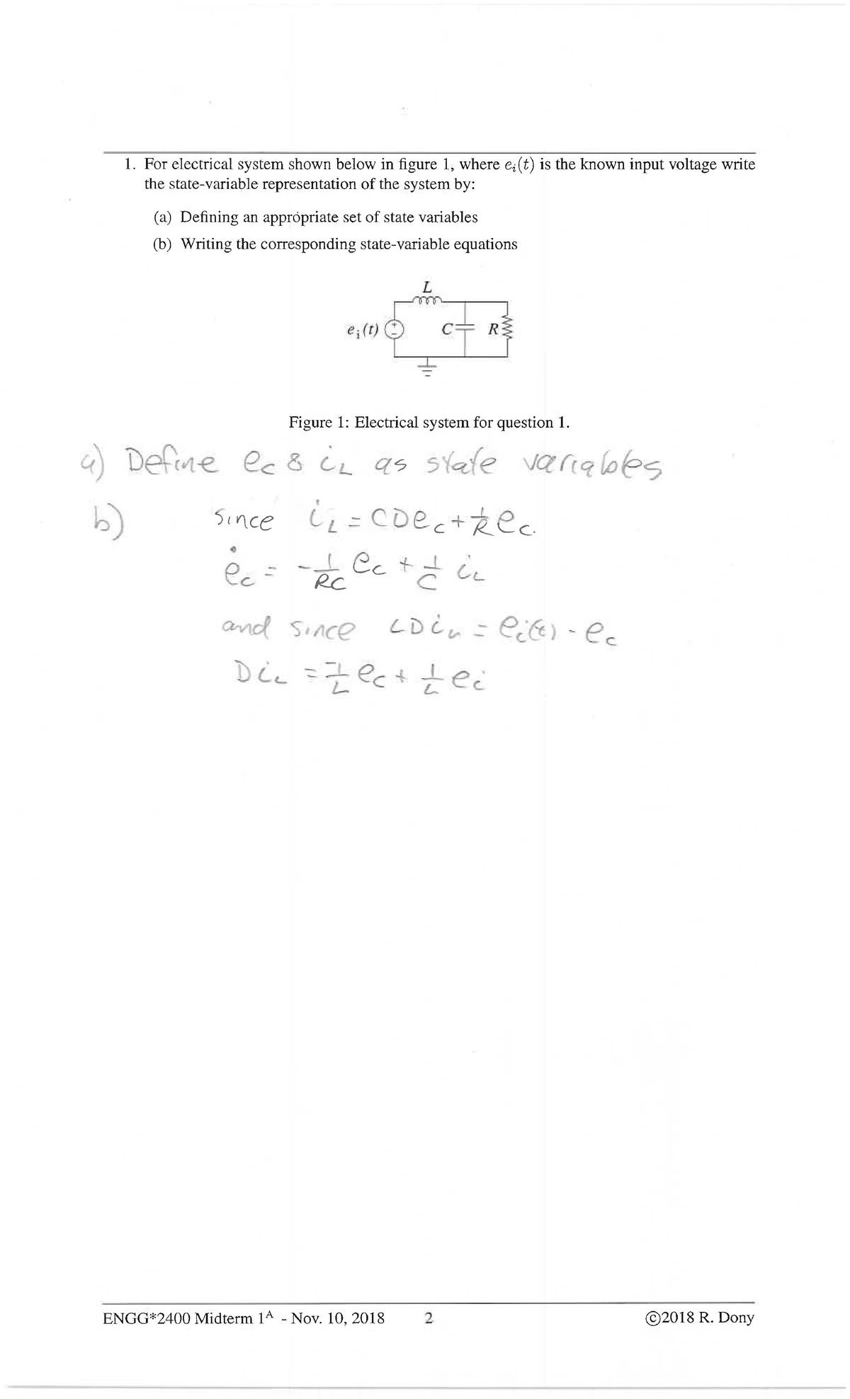 ENGG2400 - 2024 Midterm Practice Notes on Circuit Analysis - Studocu