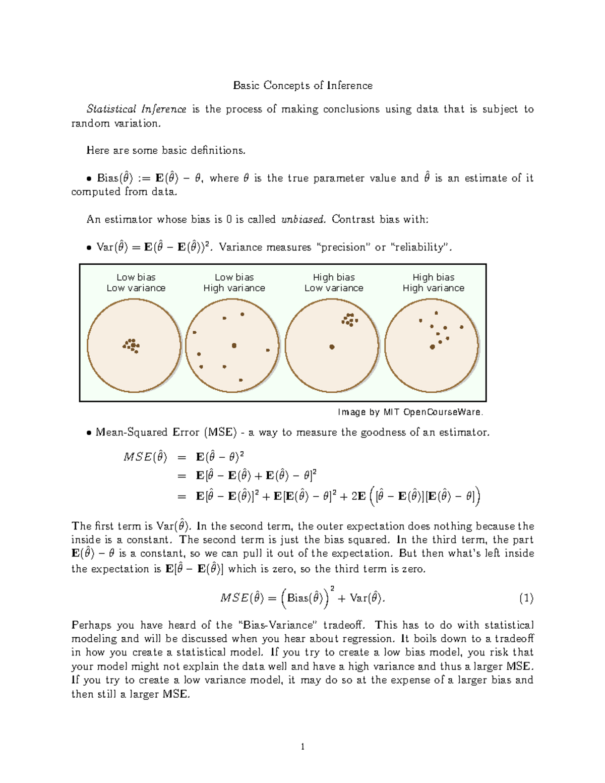 Probability Concepts in Statistical Inference: Key Definitions and ...