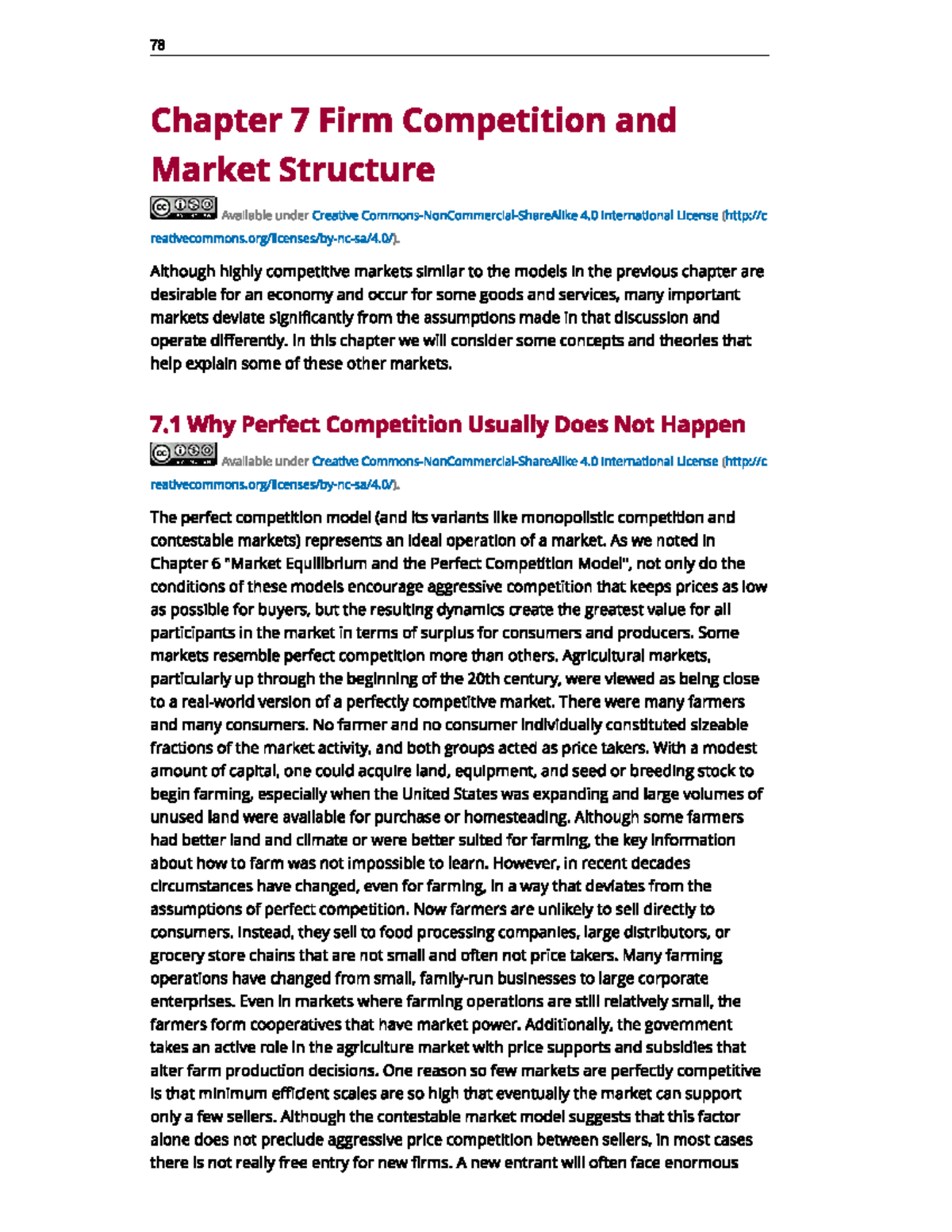 Econ Principles - Chapter 7: Firm Competition & Market Structure - Studocu