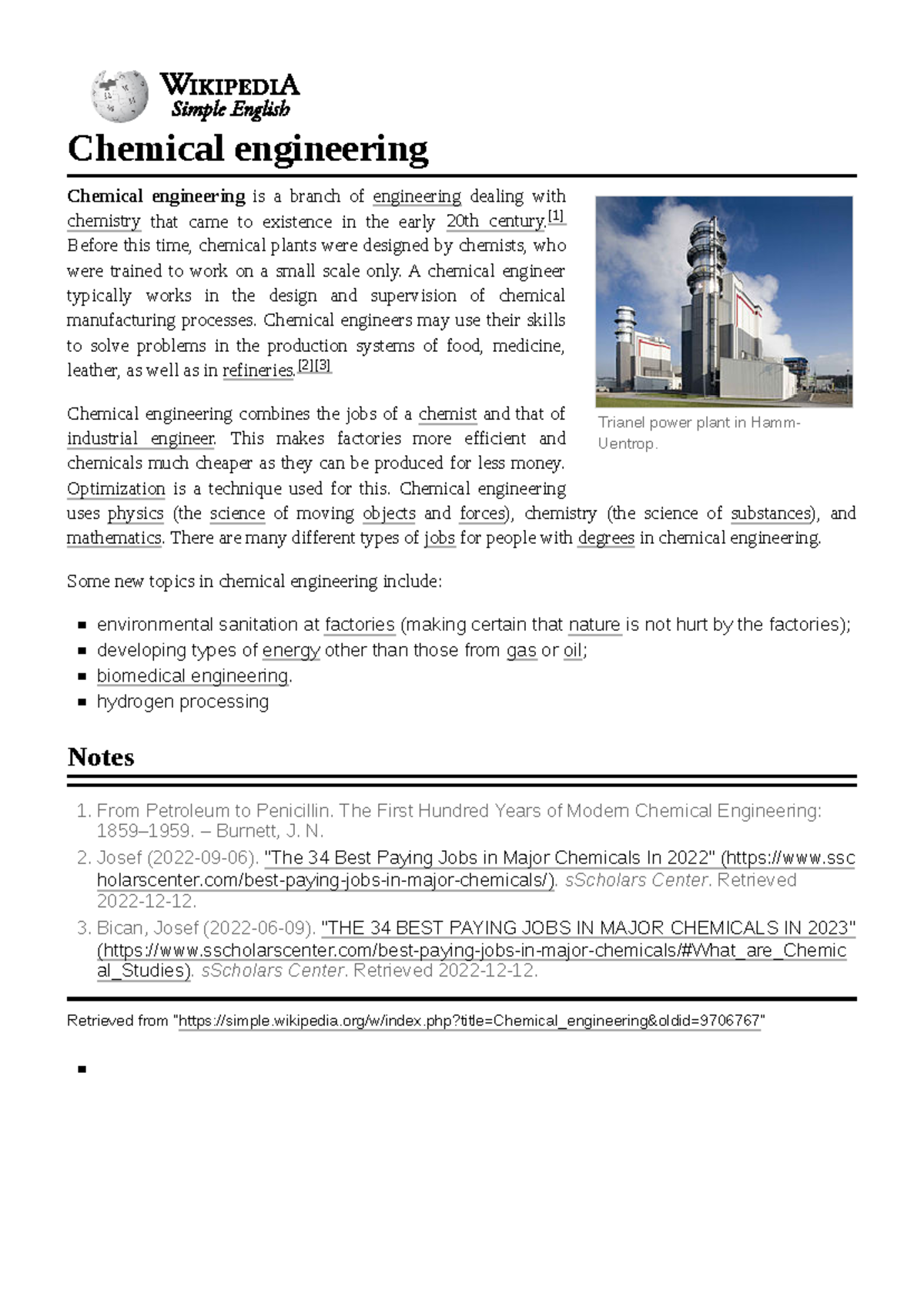 Chemical Engineering Overview and Its Modern Applications - Trianel ...