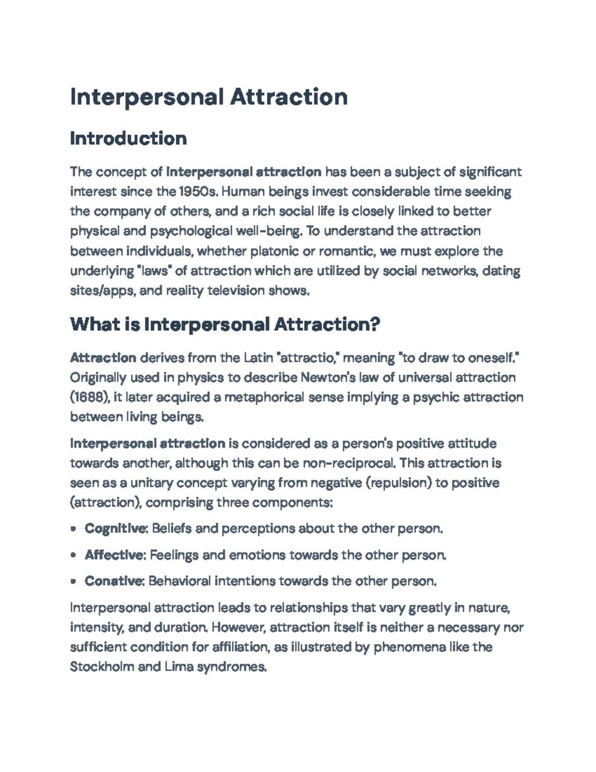 Understanding Interpersonal Attraction: Factors and Theories Explained ...