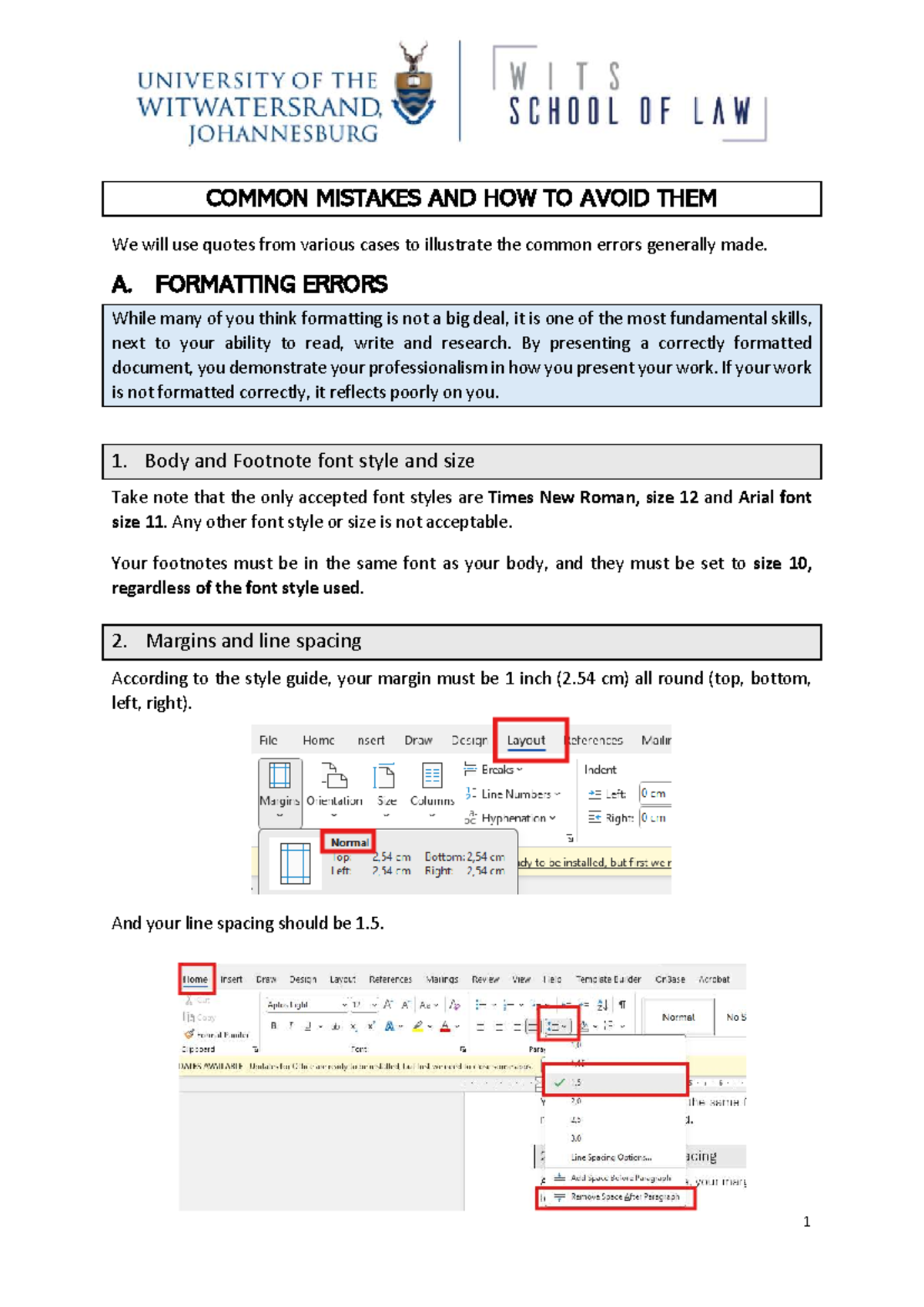 Common Formatting Mistakes and How to Avoid Them - Studocu