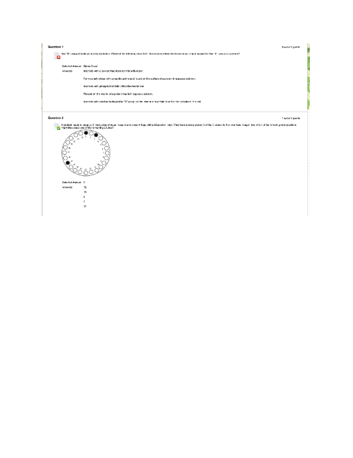 Biol 101: Midterm Practice Questions and Sample Answers - Studocu