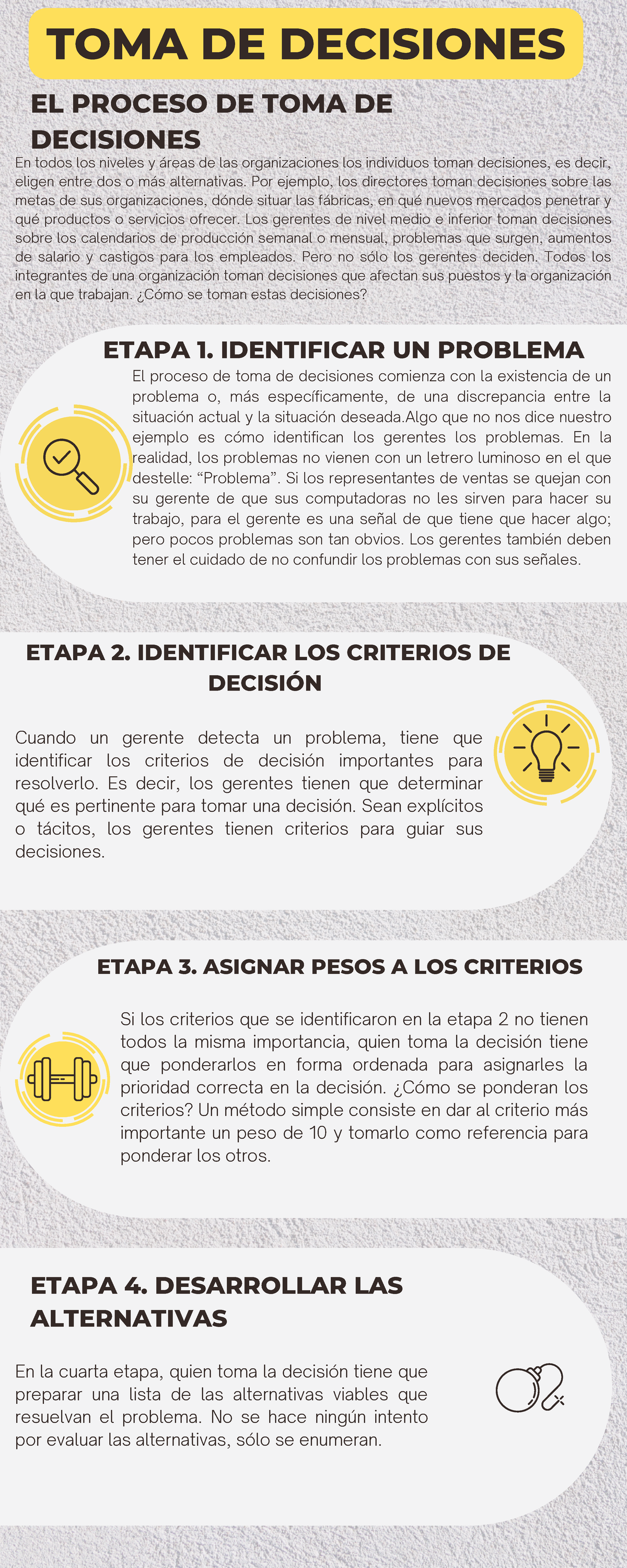 Proceso de Toma de Decisiones - Guía Completa - Studocu