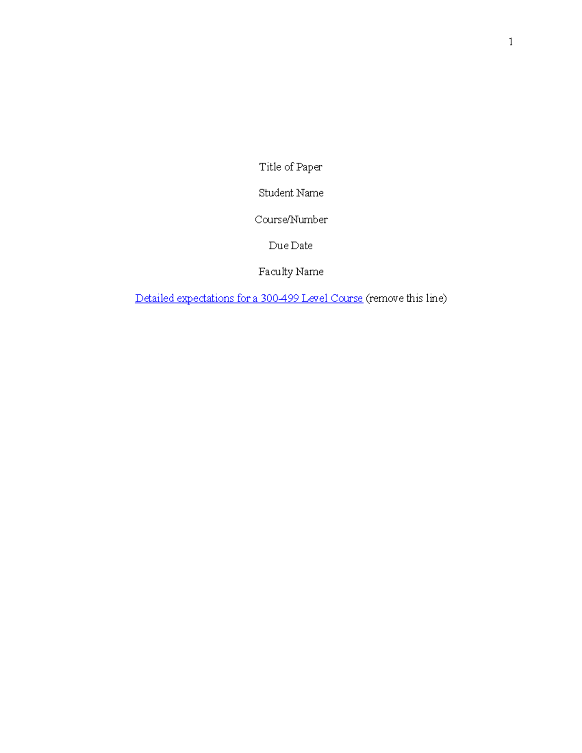 APA Paper Template 300 499 v4-3 - Title of Paper Student Name Course ...