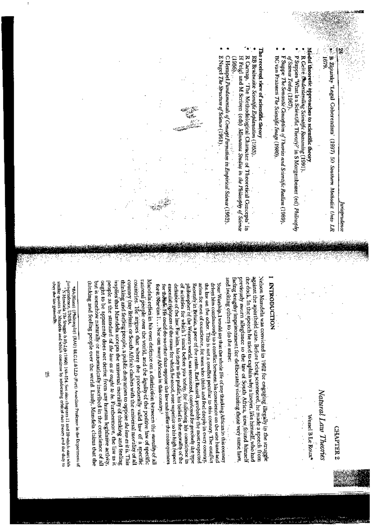 Le Roux's Natural Law Theories: An In-Depth Analysis - Studocu