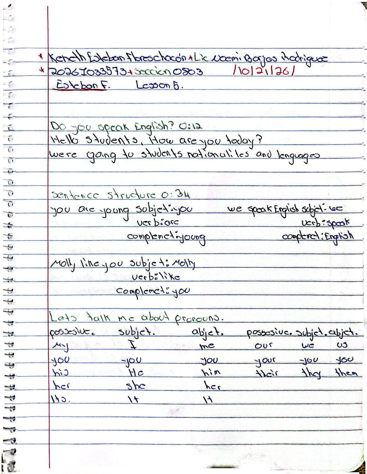 Inglés U1T4a14 - Lesson 5: Do You Speak English? - Studocu