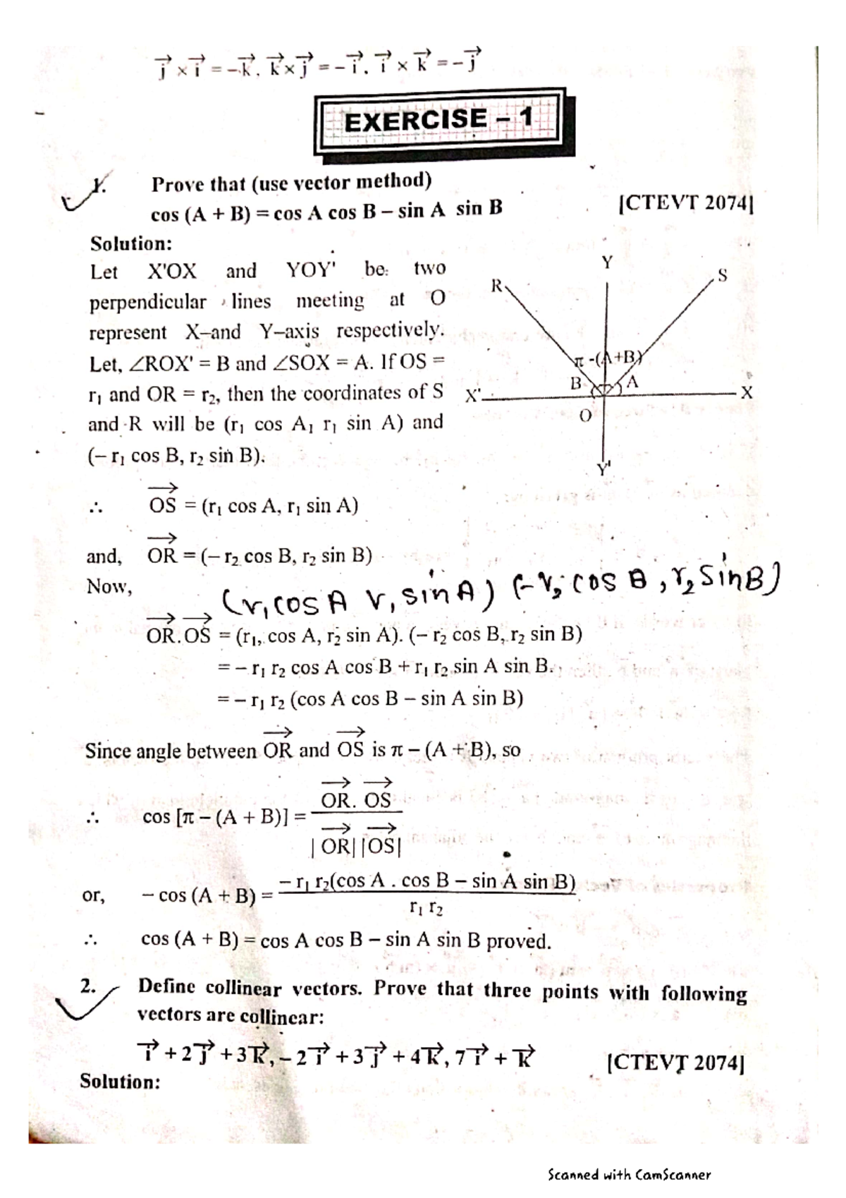 Unit 1: Introduction to Vectors - MATH 101 Overview - Studocu