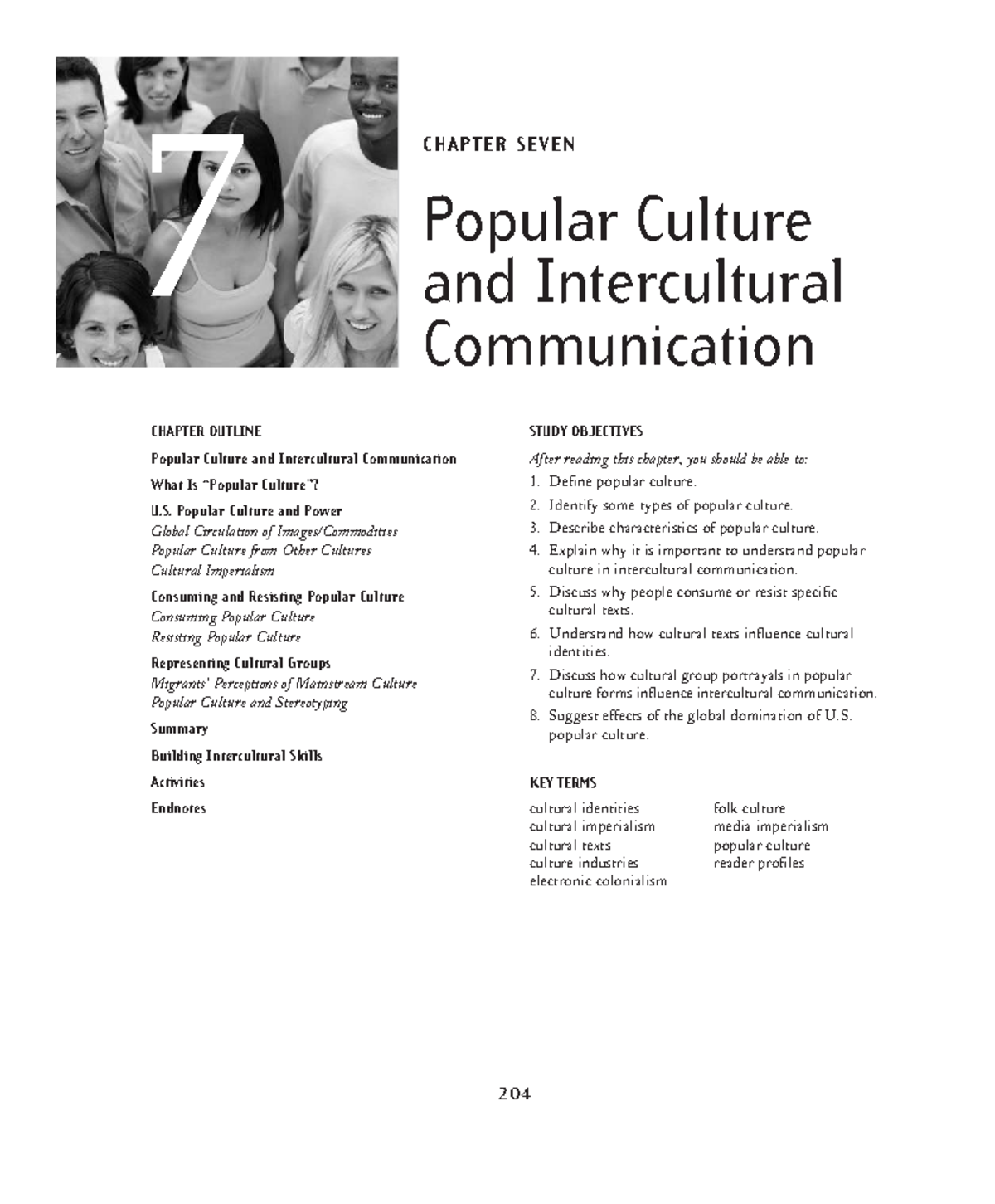 7 CHAPTER SEVEN: Popular Culture and Intercultural Communication ...