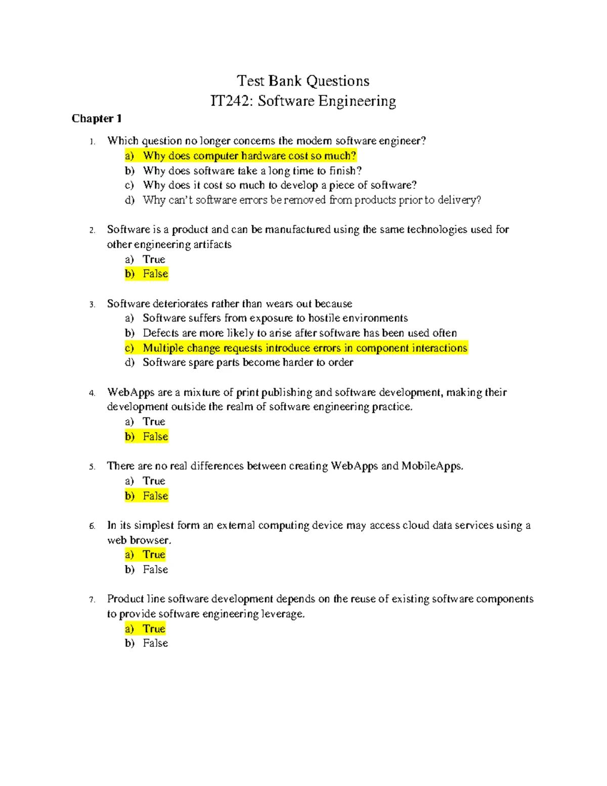 Software Engineering - CH8: Insights on Software Testing Processes ...