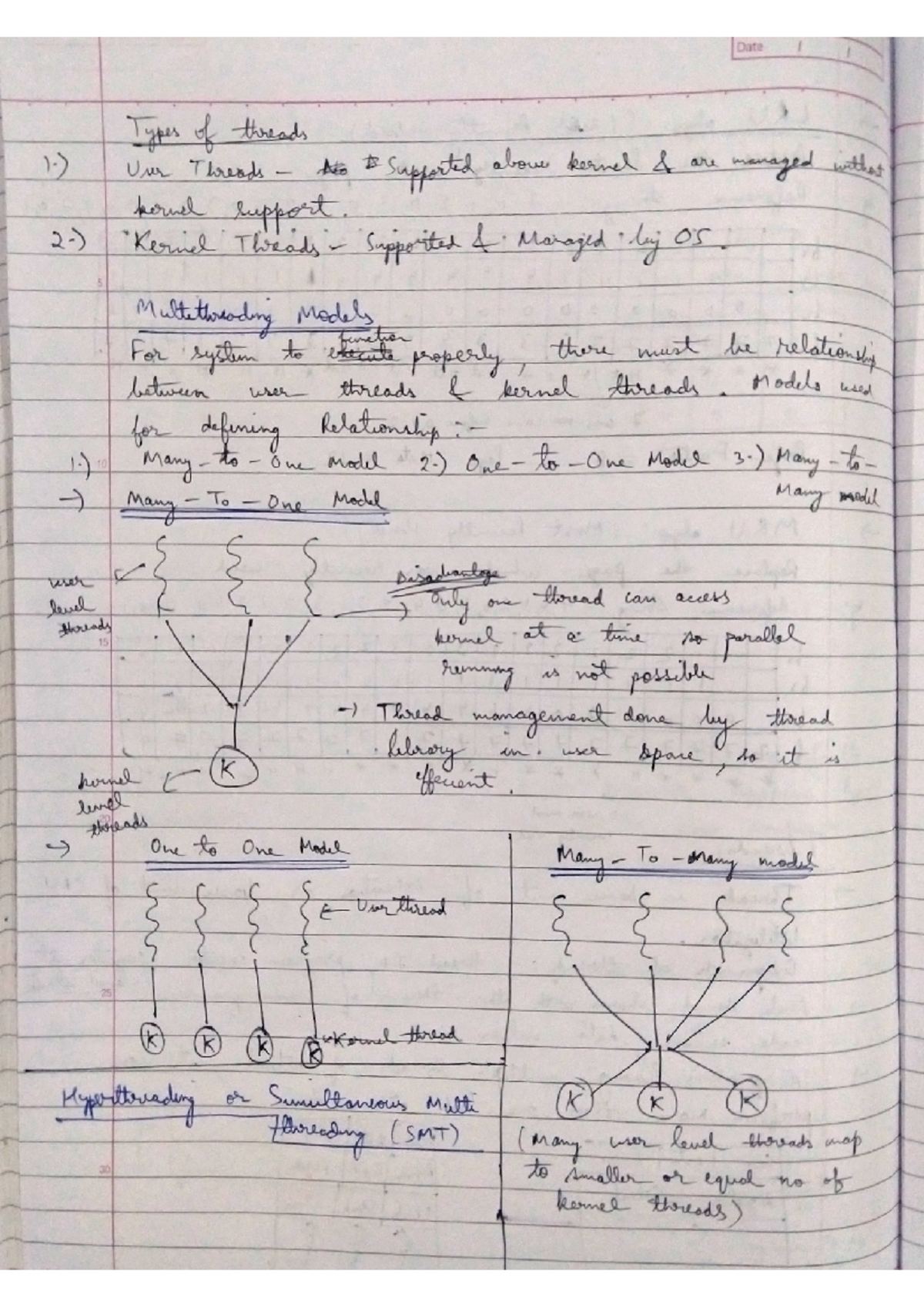 OS Notes: Thread Management, Paging, and Memory Allocation Techniques ...