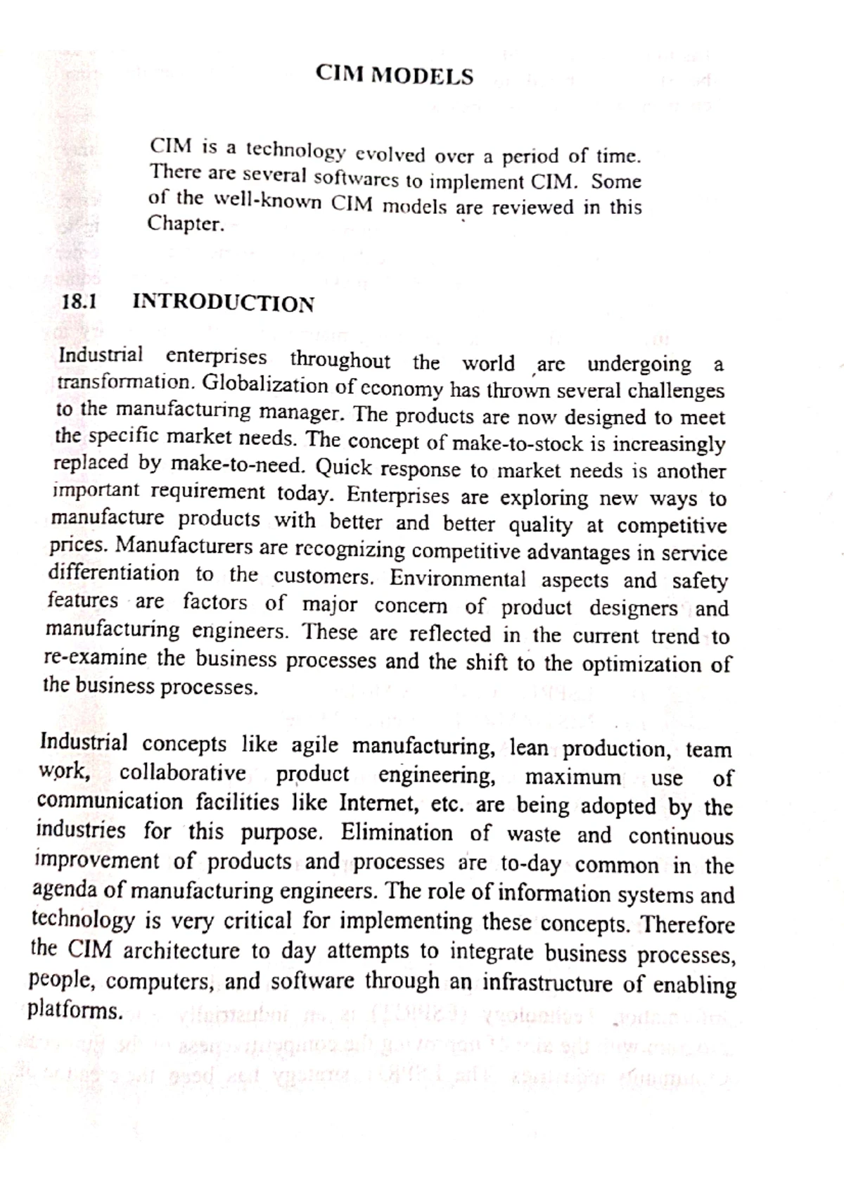 Chapter 15: Fundamentals of Networking in CIM Systems - Studocu