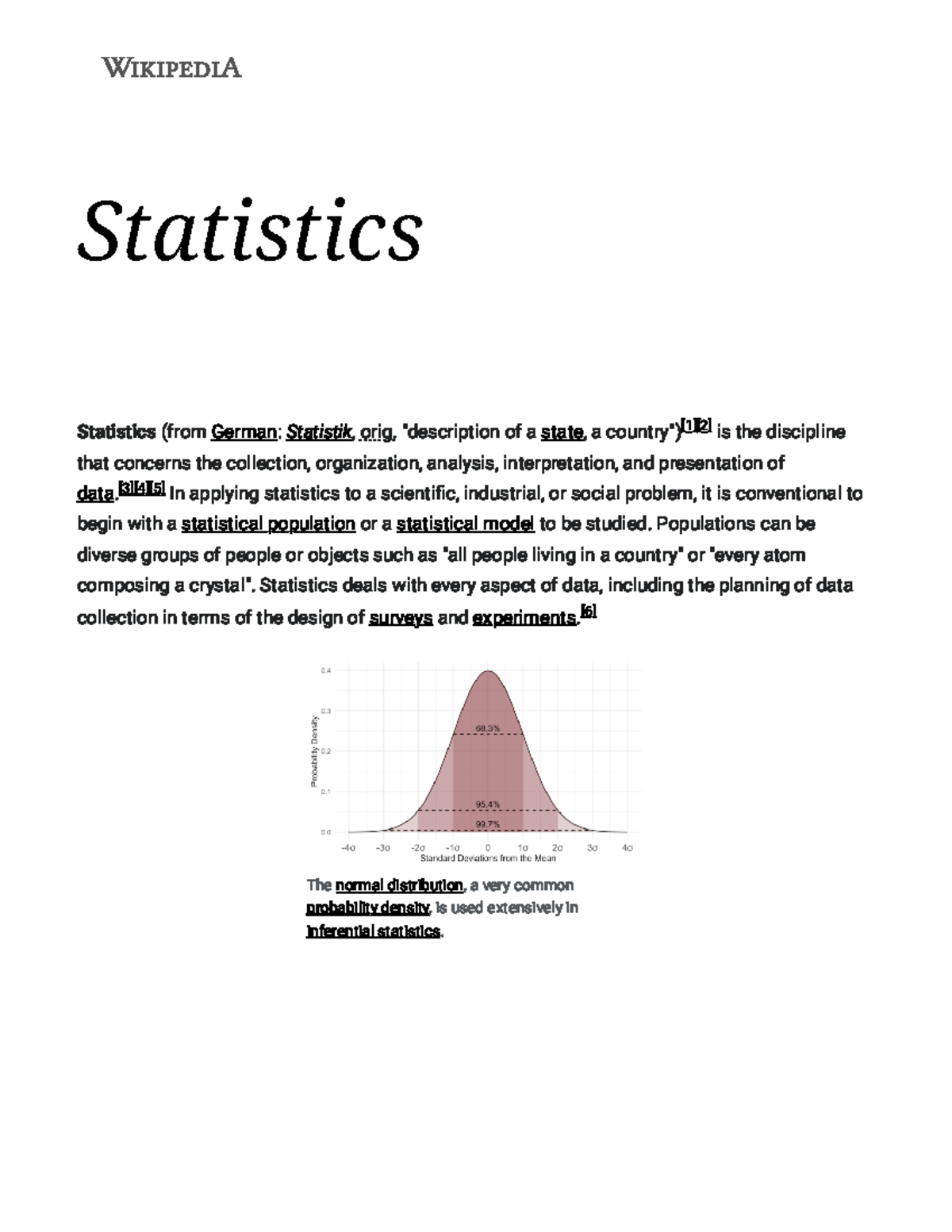 Statistics Overview and Key Concepts in Data Analysis - Studocu