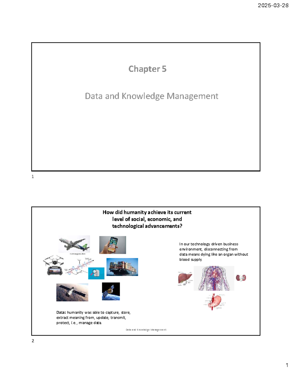 Chapter 5: Data and Knowledge Management Insights and Applications ...