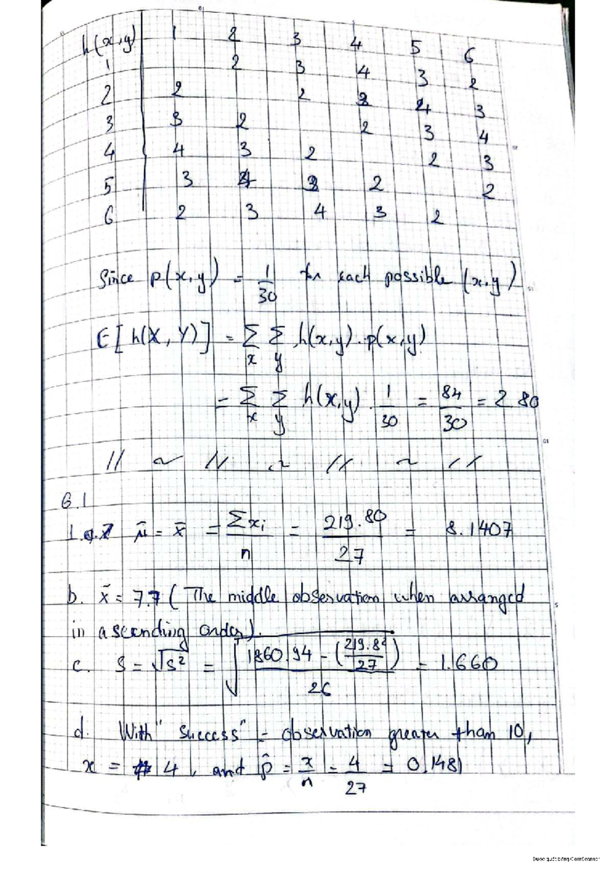 Statistical Analysis Notes for Course 01: Bt cá nhân - Studocu