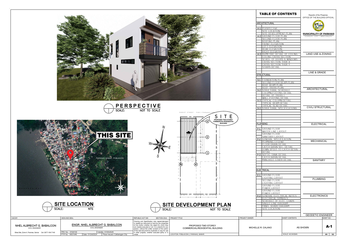 2 Storey Commercial Building Floor Plan