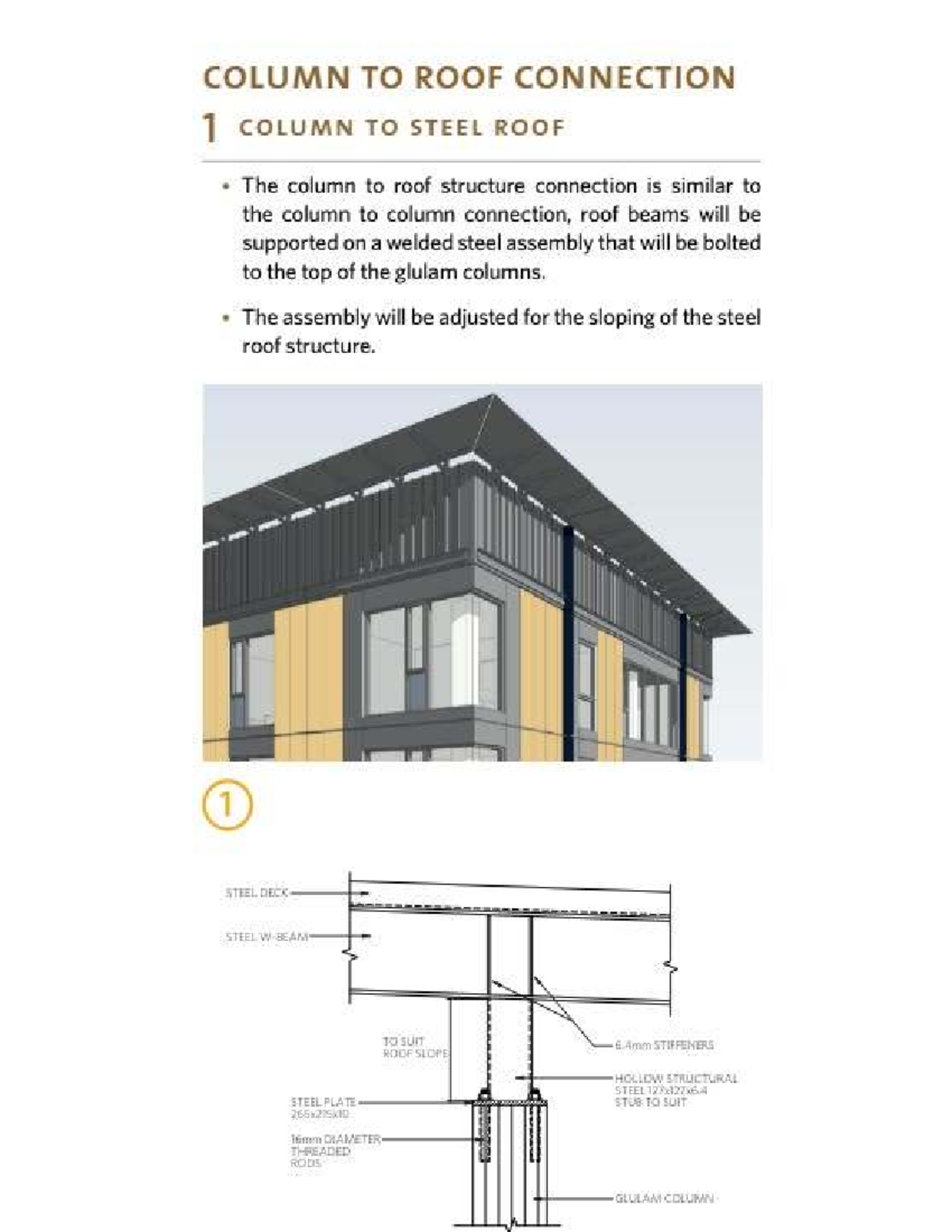 Wood Column to Steel Roof Connection Details (ENG 101) - Studocu