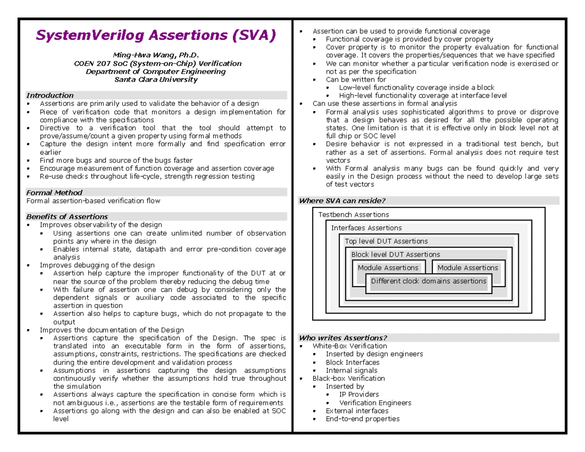 UVM 1 User's Guide: Comprehensive Overview and Instructions - Studocu