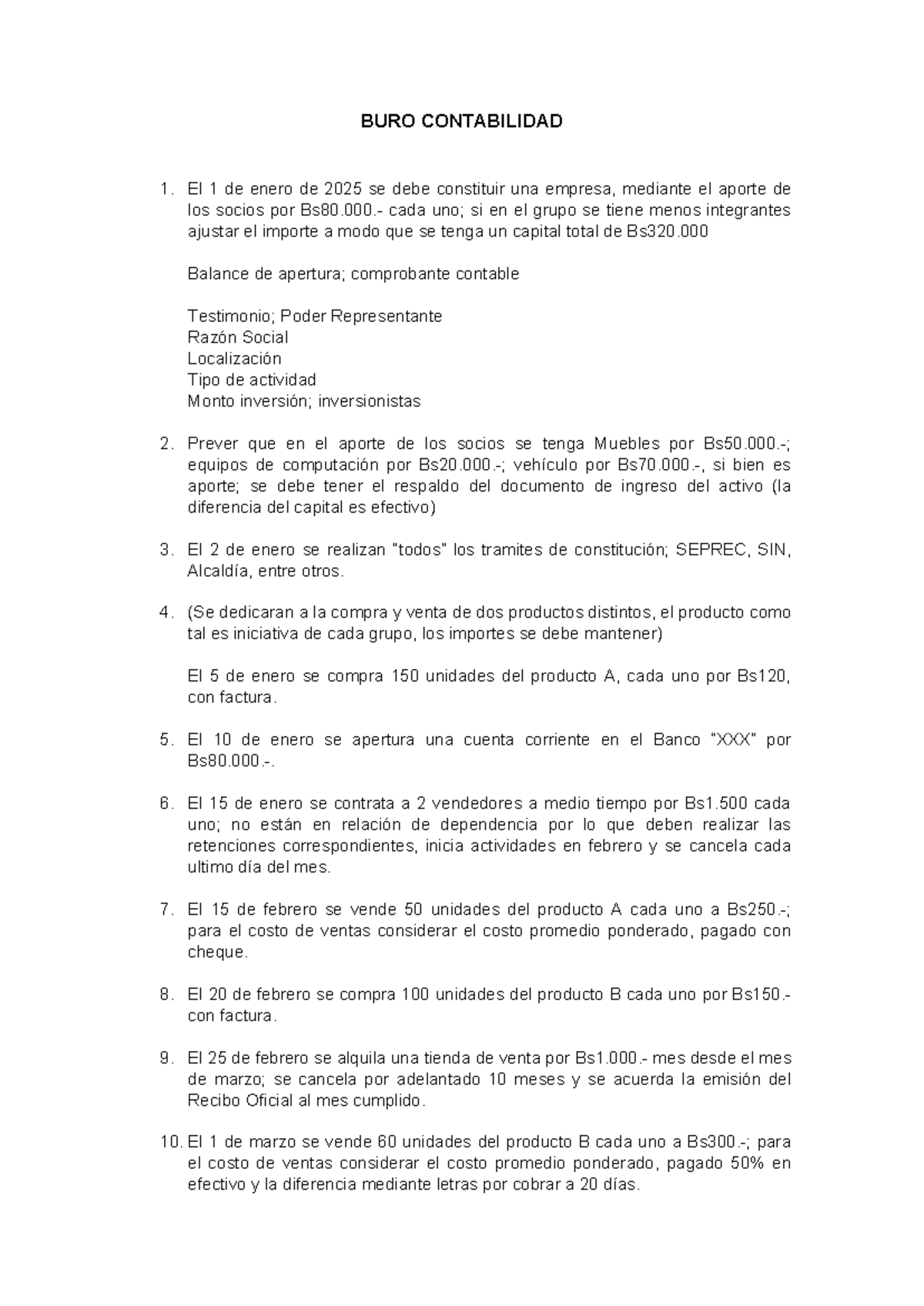 BURO CONTABILIDAD 1: Registro de Actividades Empresariales 2025 - Studocu