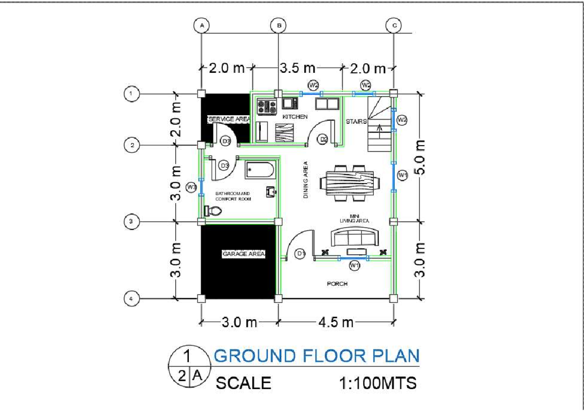 Ground Floor and Second Floor Plan (Course Code: 2A) - Studocu