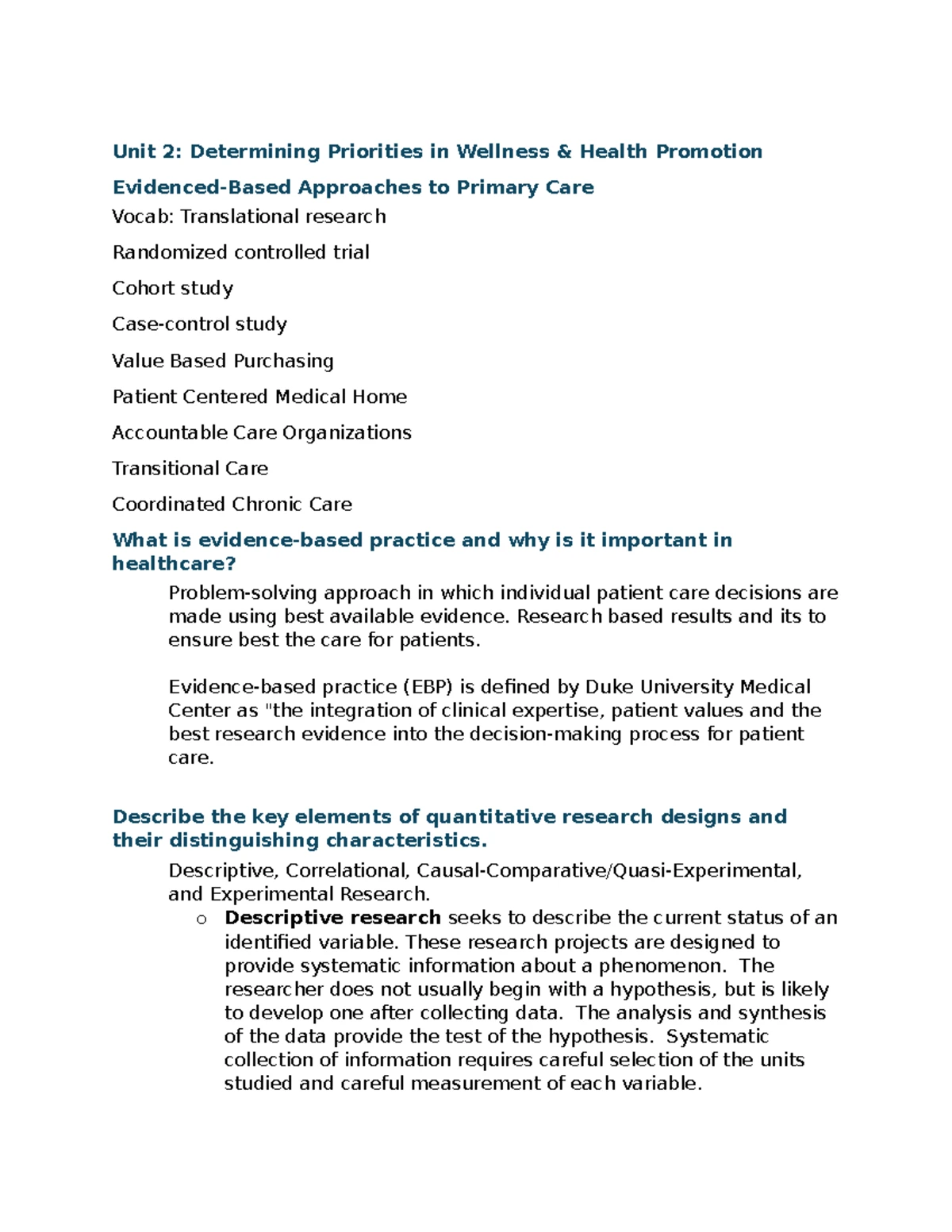 D443 Health Assessment Study Guide: Cranial Nerves & Key