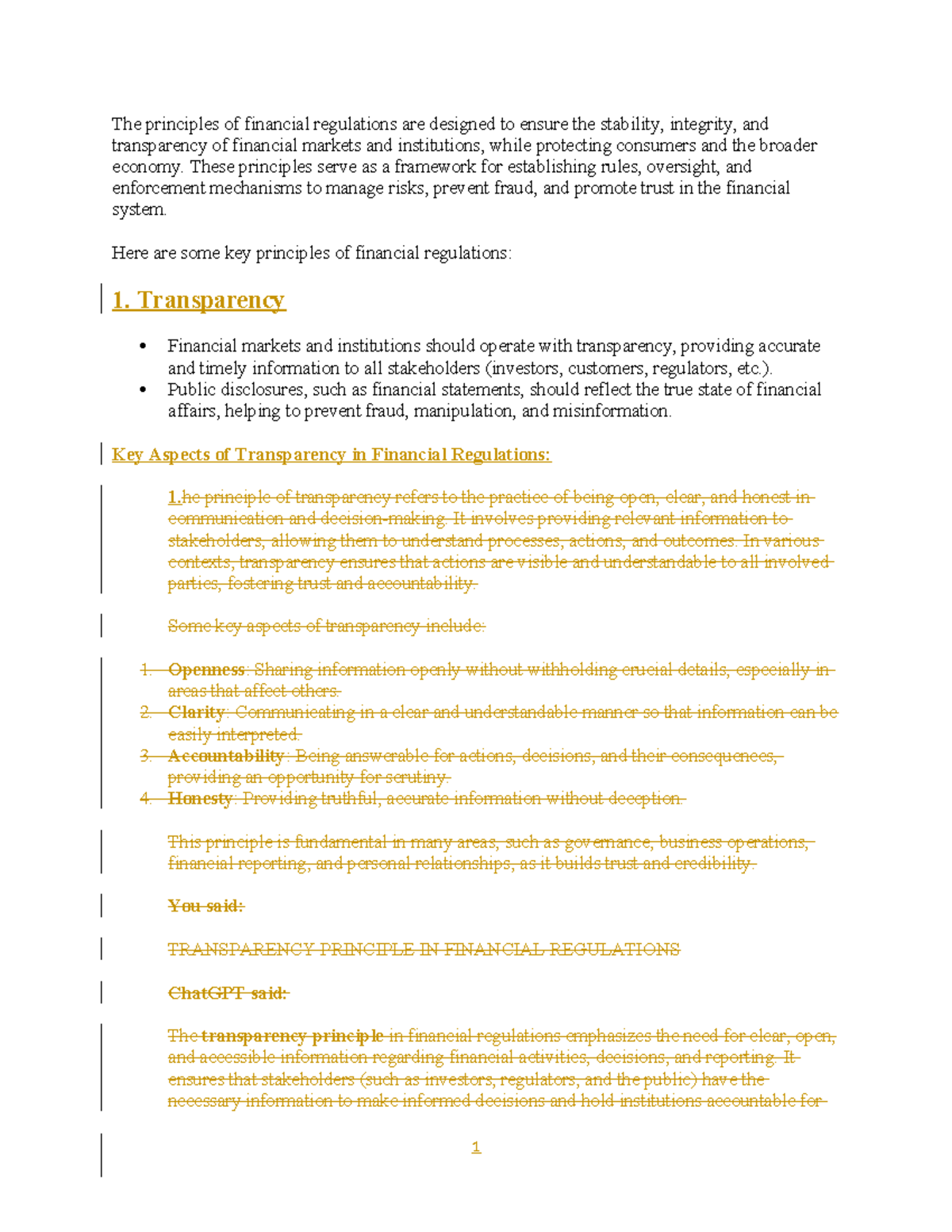Principles of Financial Regulations: Topic 2 - Transparency Explained ...
