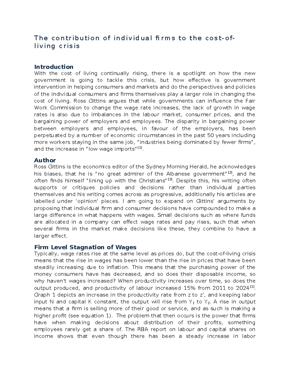 The Contribution of Individual Firms to the Cost of Living Crisis ...