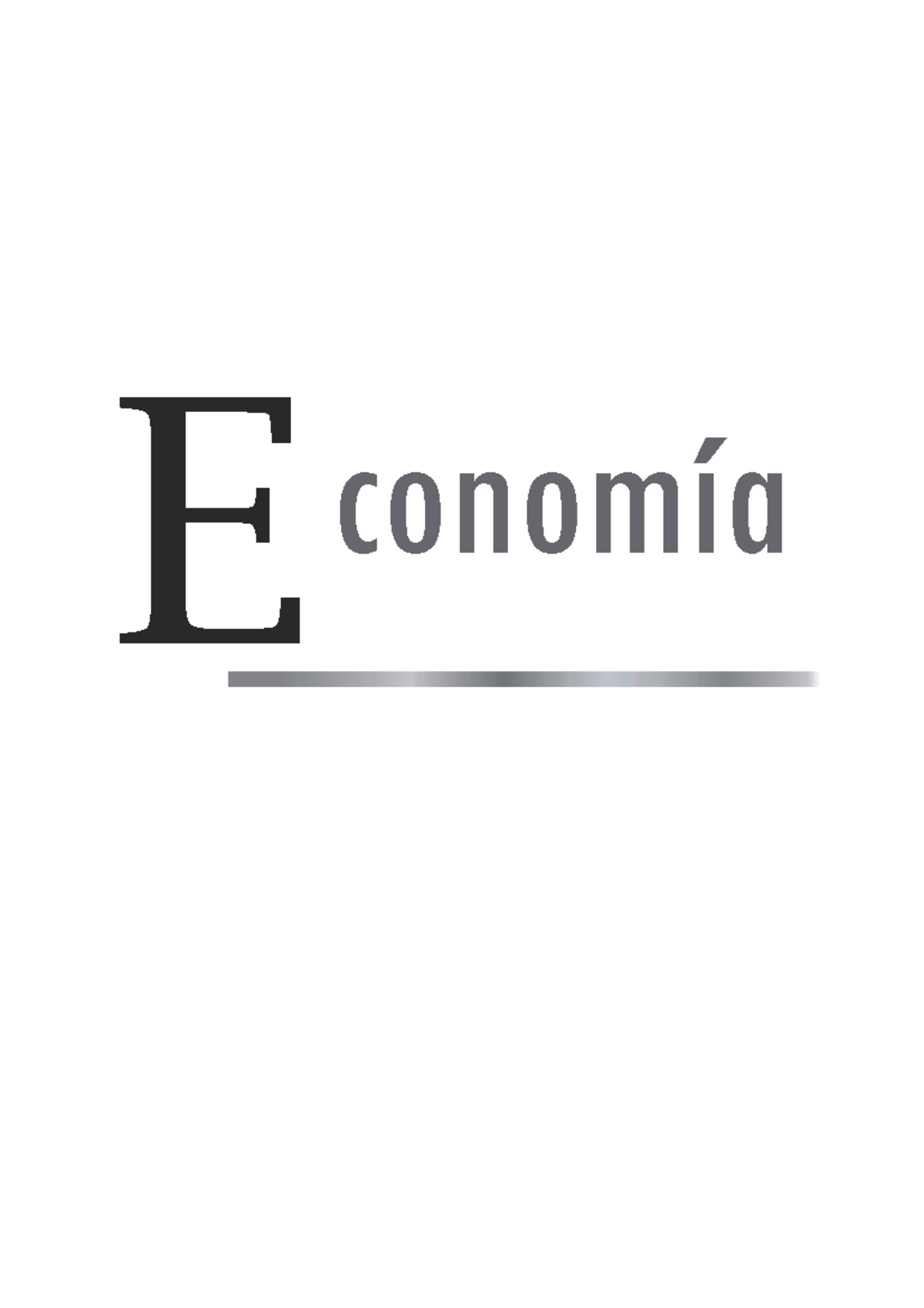 Economía Pre Universitario: Fundamentos y Conceptos Básicos - Document Preview