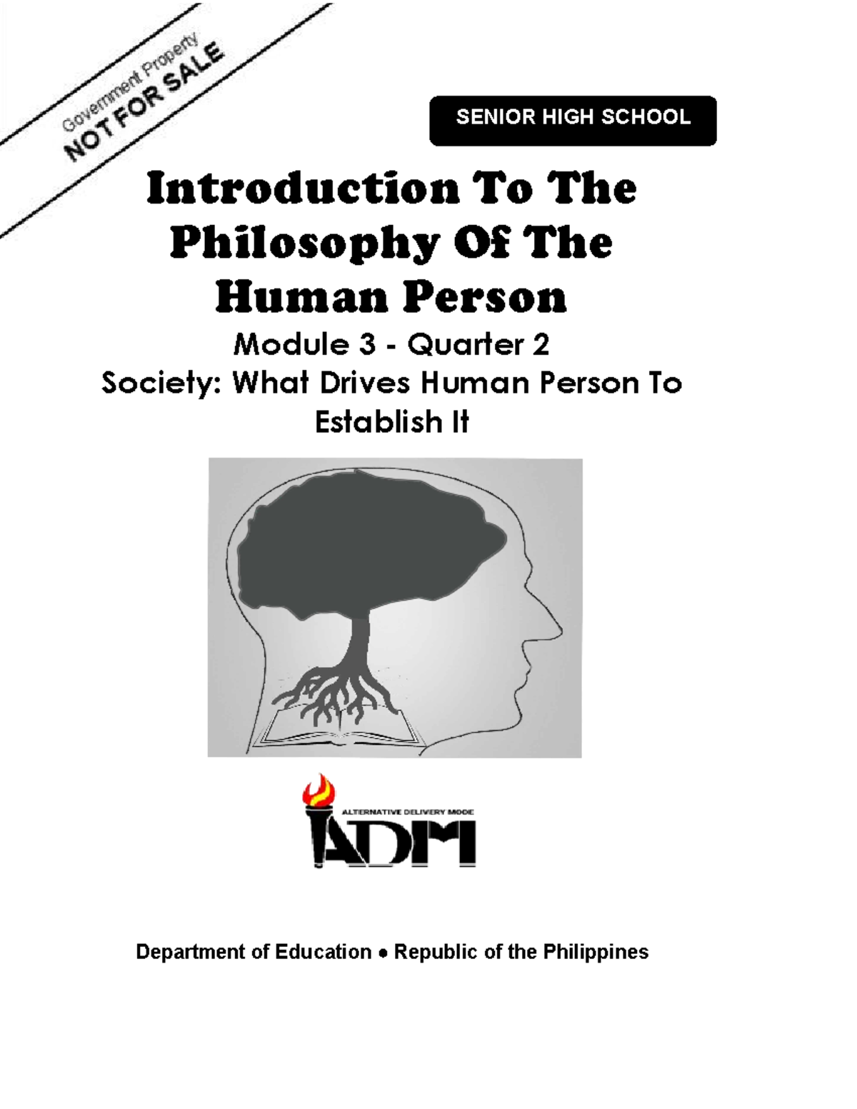 Philomod 3 - Philosophy - Introduction To The Philosophy Of The Human ...