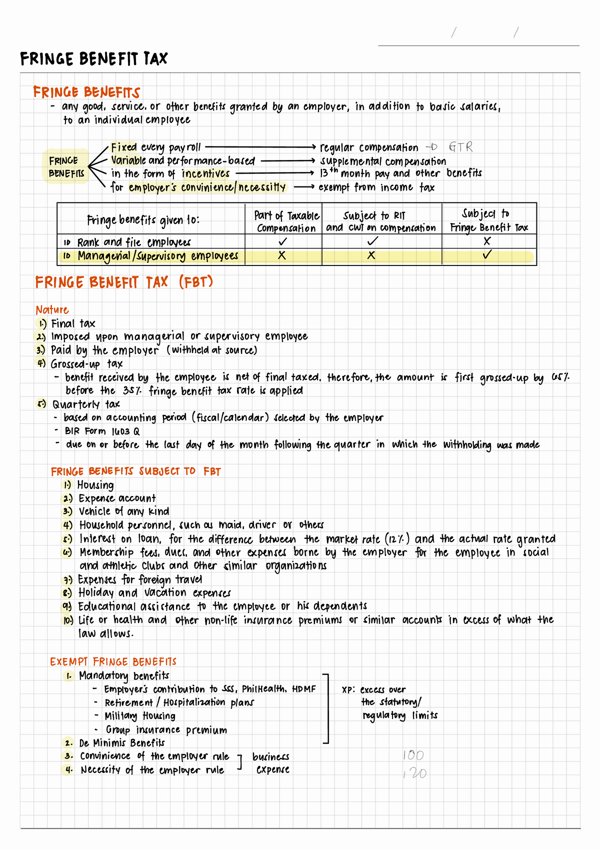 Income Tax FBT - Chapter 2 Overview and Key Concepts - Studocu