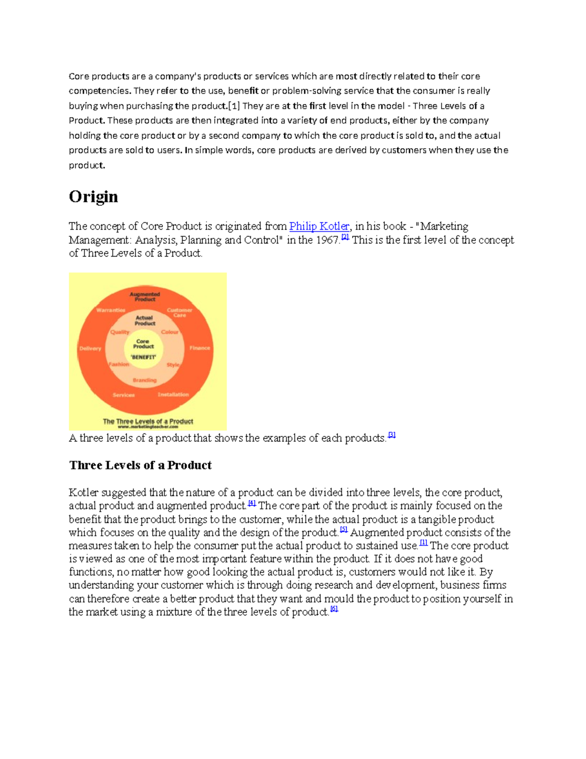 Core Products: Understanding Their Role in Marketing Strategy - Studocu