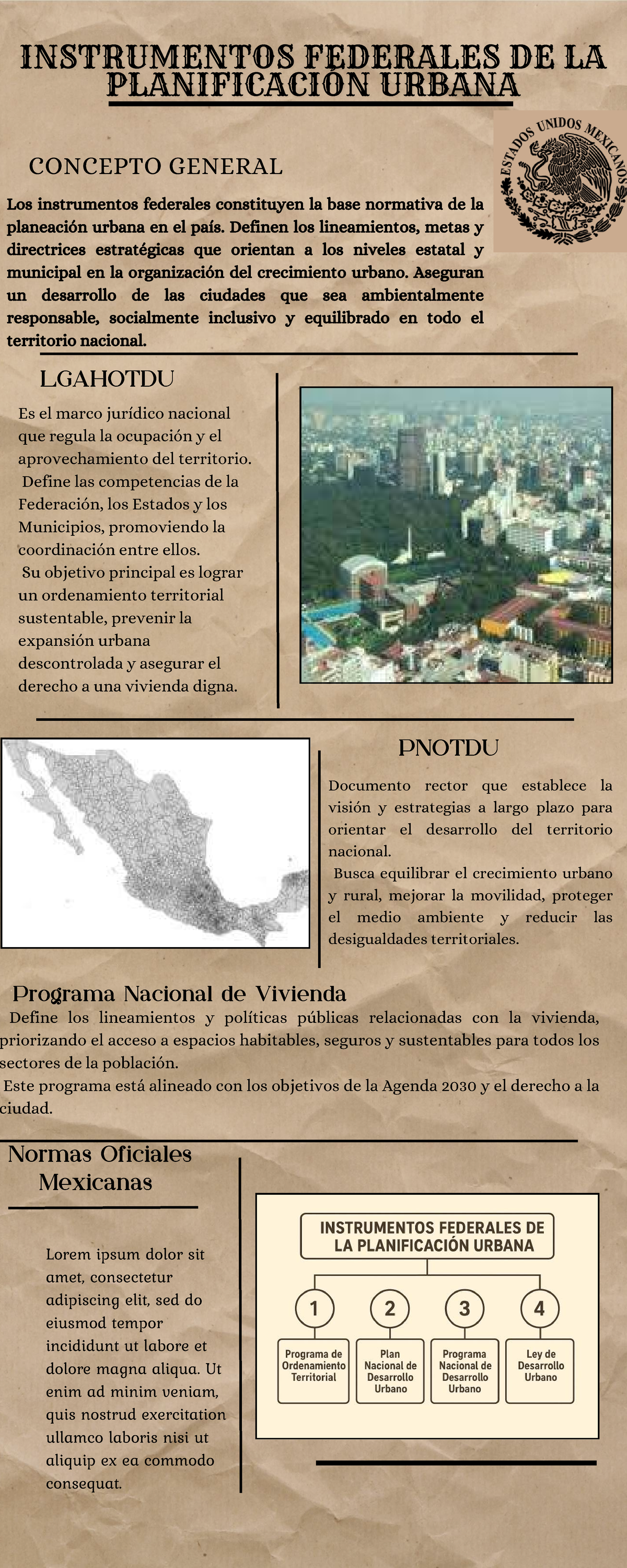 Instrumentos Federales y Estatales en Planeación Urbana - LGAHOTDU y SOTOP - Document Preview