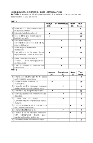 Activity 1 Profed 1 - NAME: BRAGA, ALTHEA BELINDA REZZAL D. BSED ...