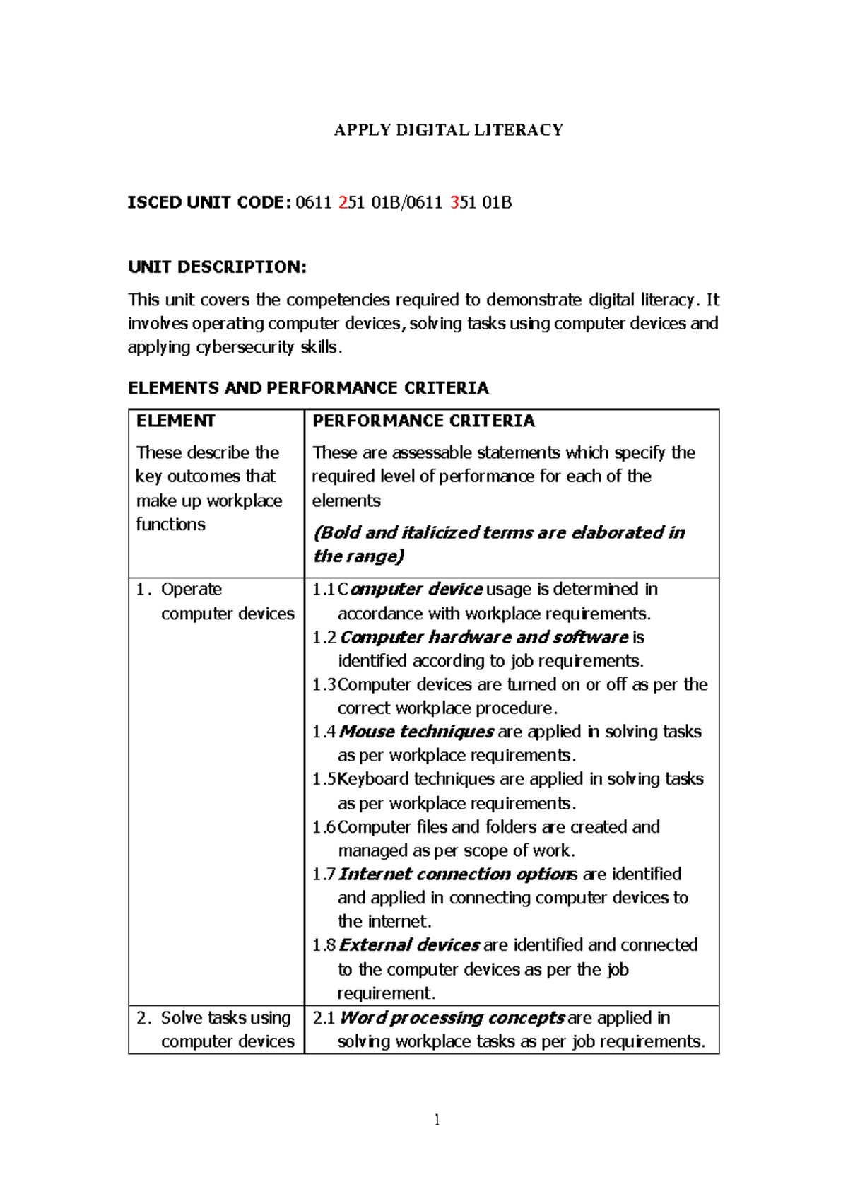 Revised Units for Digital Literacy & Workplace Skills - L3 & L4 Guide ...