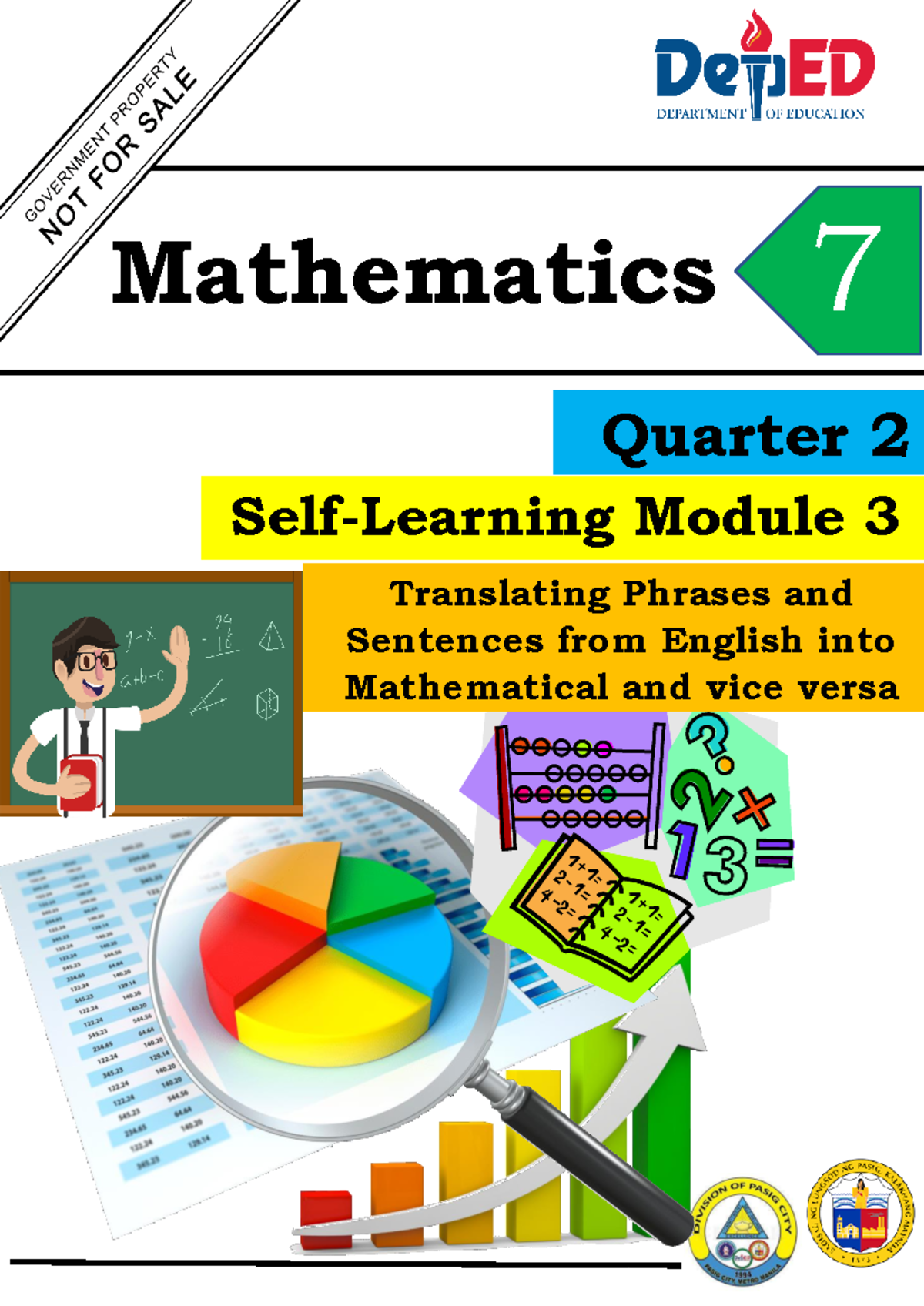 Math 7 - Q2 - M3 - Translating English to Math Sentences and Phrases ...