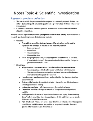 notes for the topics - Notes for Topic 2 : Introduction to Project ...