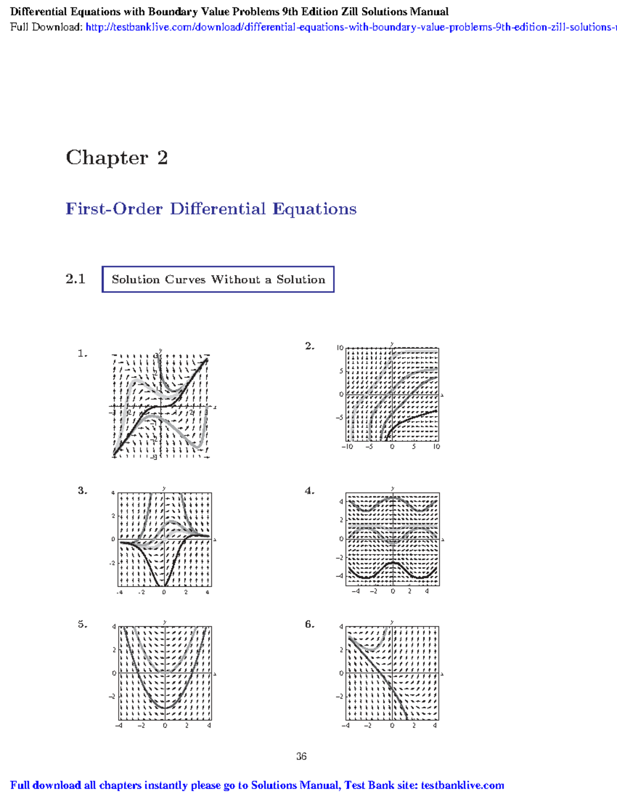Differential Equations with Boundary Value Problems (9th Ed) - Ch 2 ...