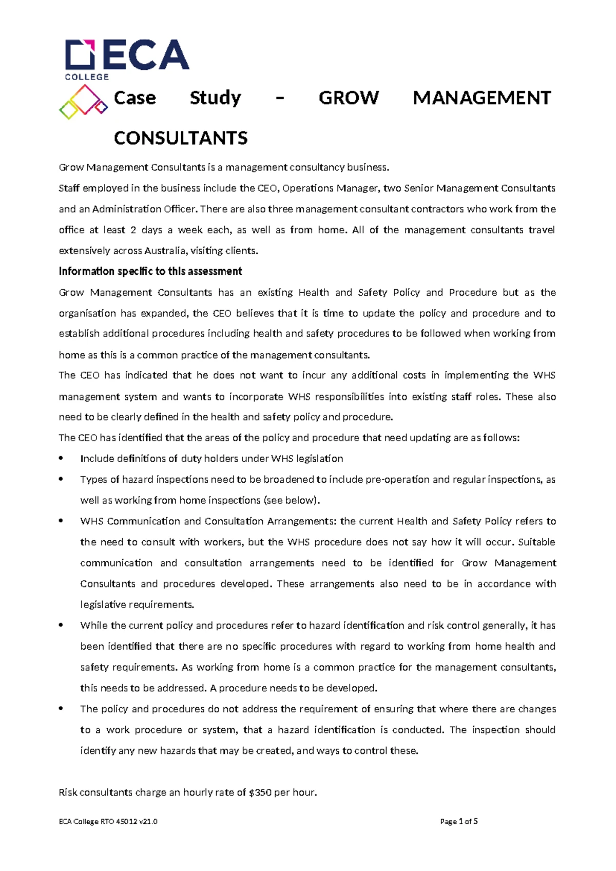 BSBLDR 411 - Assessment Task 1: Leadership in the Workplace ...