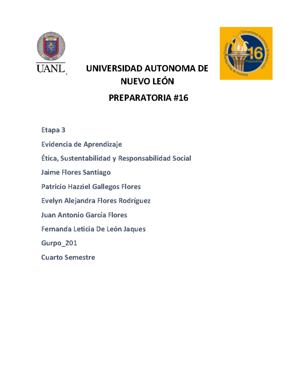 Equipo 3 EV E3 ERy S - UNIVERSIDAD AUTONOMA DE NUEVO LEÓN PREPARATORIA ...