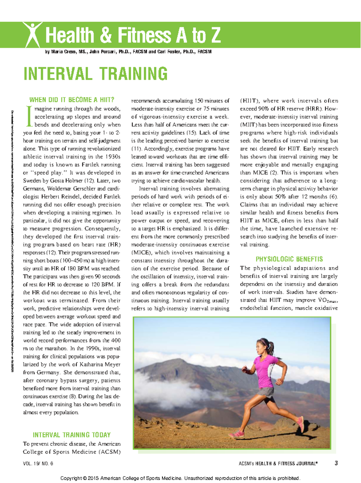 Interval Training: A Comprehensive Guide (22) - Studocu
