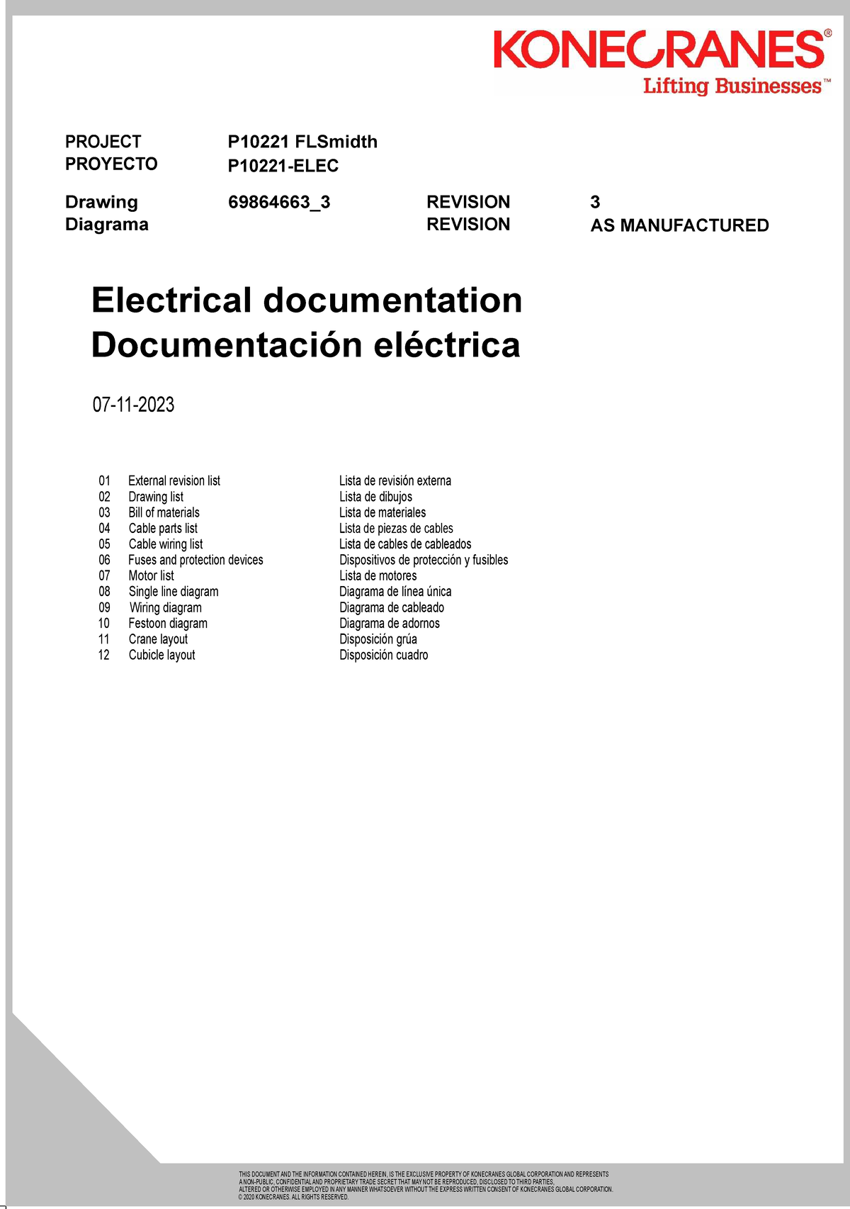 P10221 FLSmidth Electrical Documentation - As Manufactured Revision 3 ...